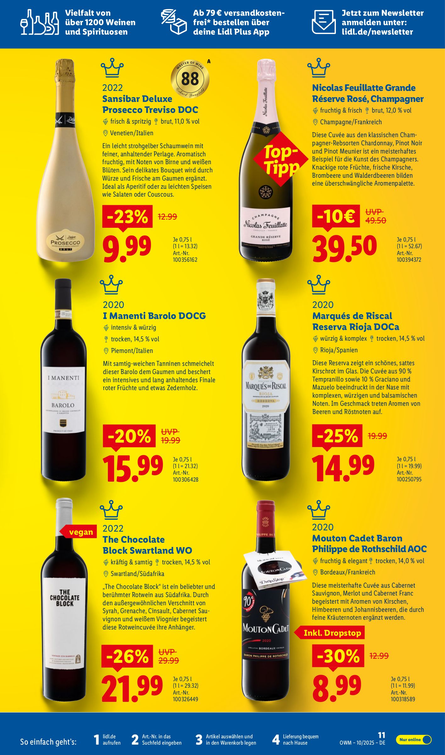 lidl - Lidl - Wein-Prospekt gültig vom 01.10. bis 31.10. - page: 11