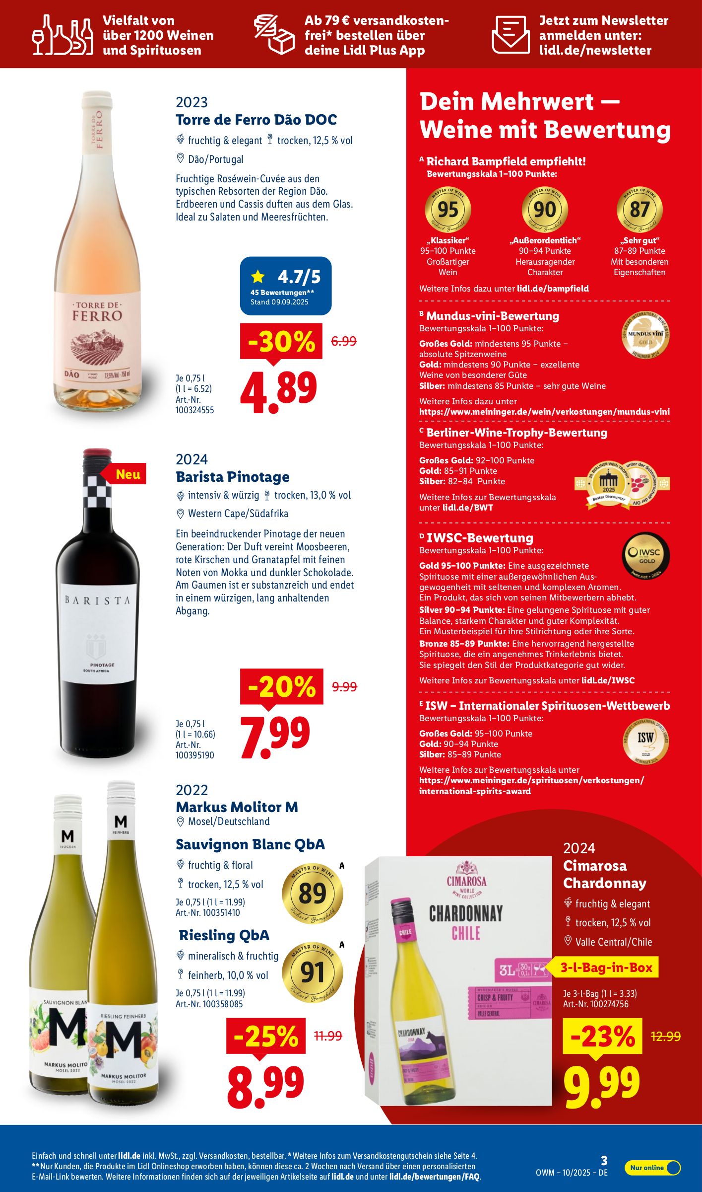 lidl - Lidl - Wein-Prospekt gültig vom 01.10. bis 31.10. - page: 3