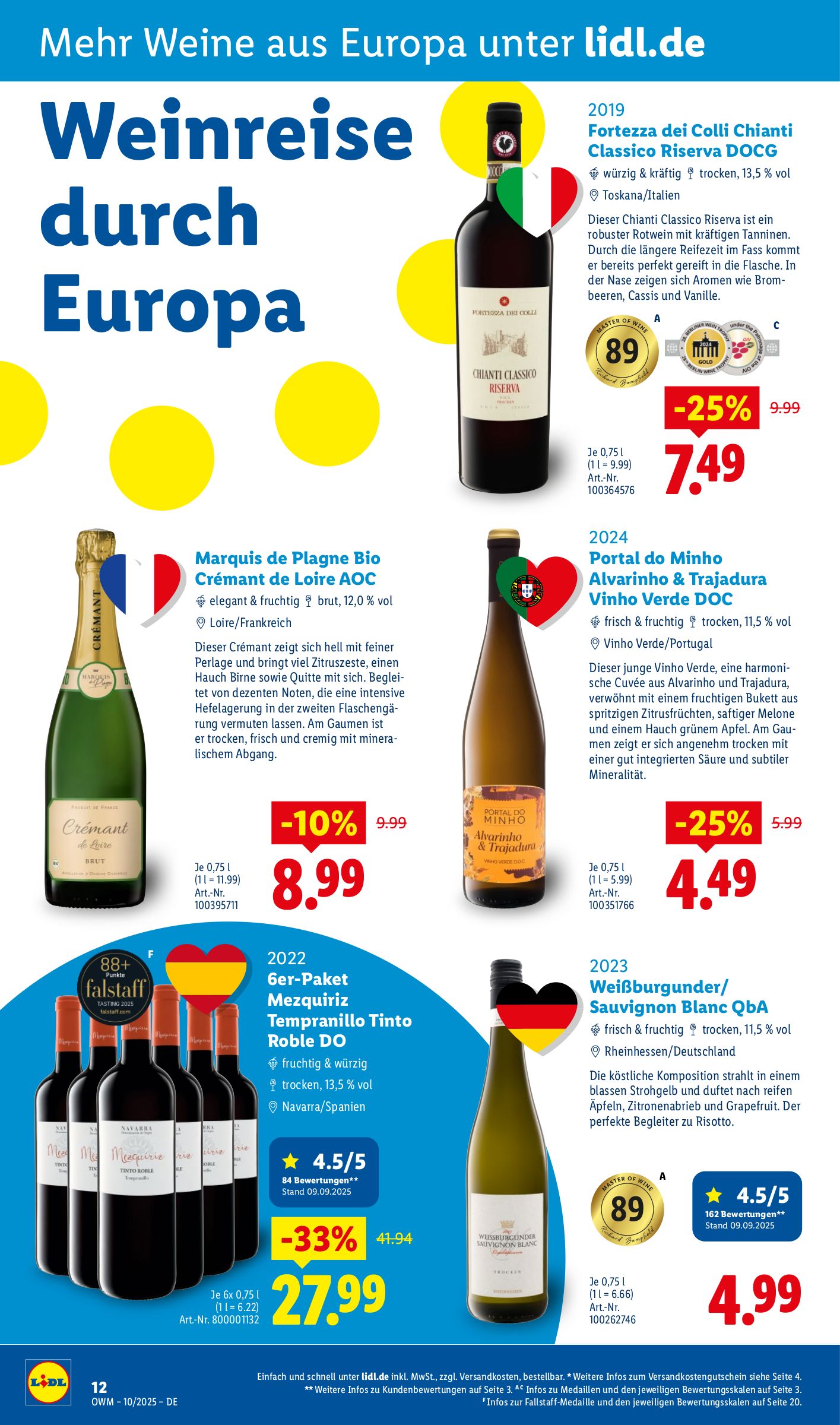 lidl - Lidl - Wein-Prospekt gültig vom 01.10. bis 31.10. - page: 12