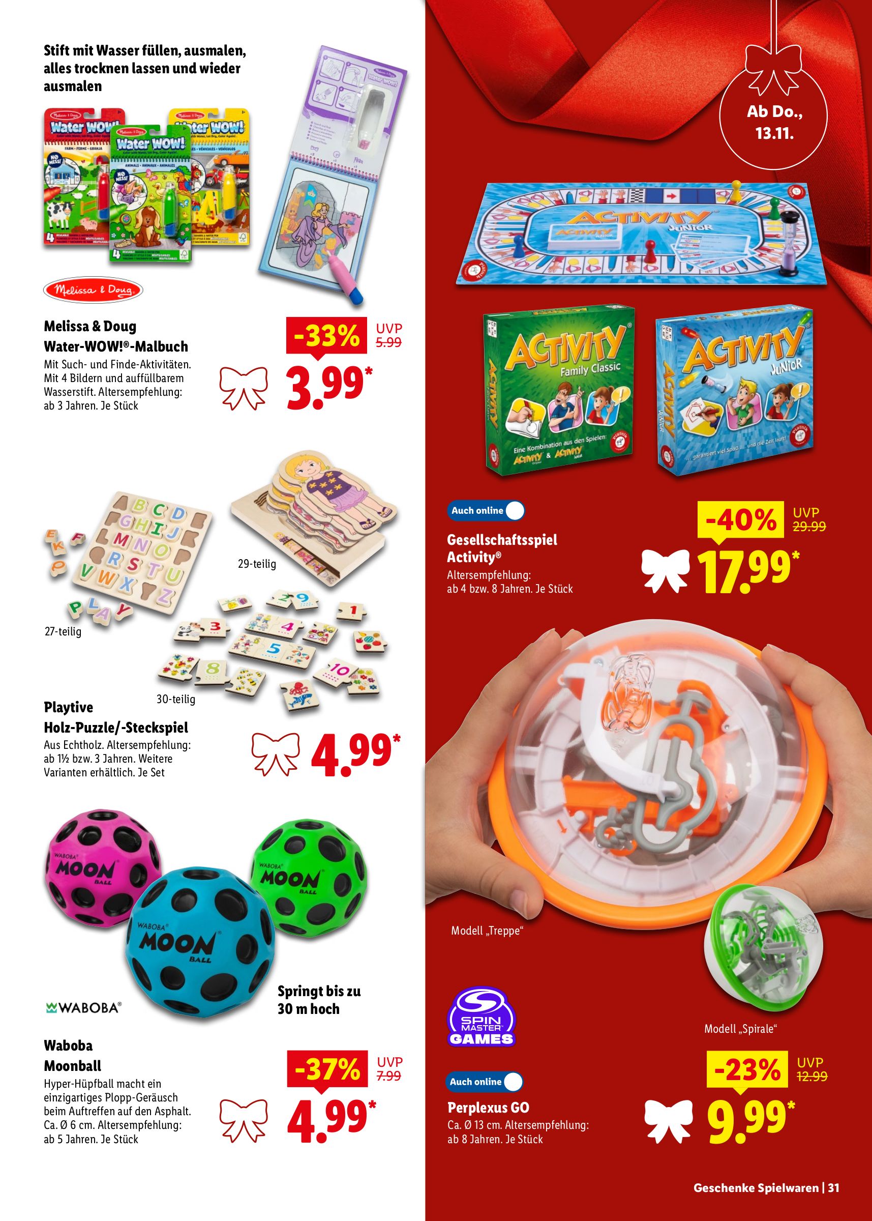 lidl - Lidl - Spielwarenmagazin-Prospekt gültig vom 11.10. bis 27.12. - page: 31 lidl - Lidl - Spielwarenmagazin-Prospekt gültig vom 11.10. bis 27.12. - page: 31