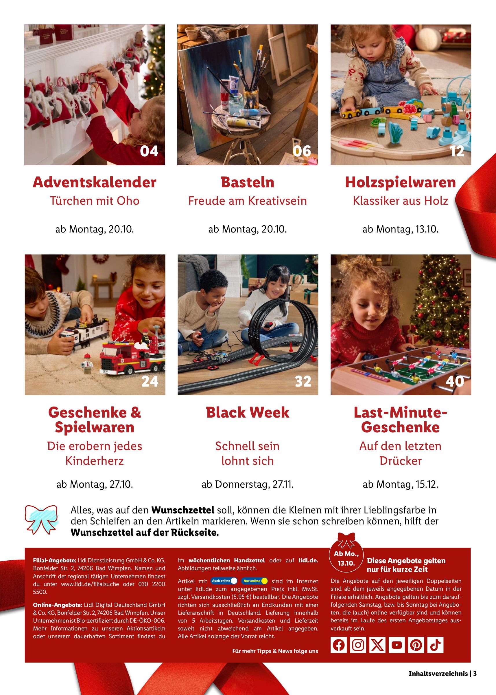 lidl - Lidl - Spielwarenmagazin-Prospekt gültig vom 11.10. bis 27.12. - page: 3 lidl - Lidl - Spielwarenmagazin-Prospekt gültig vom 11.10. bis 27.12. - page: 3