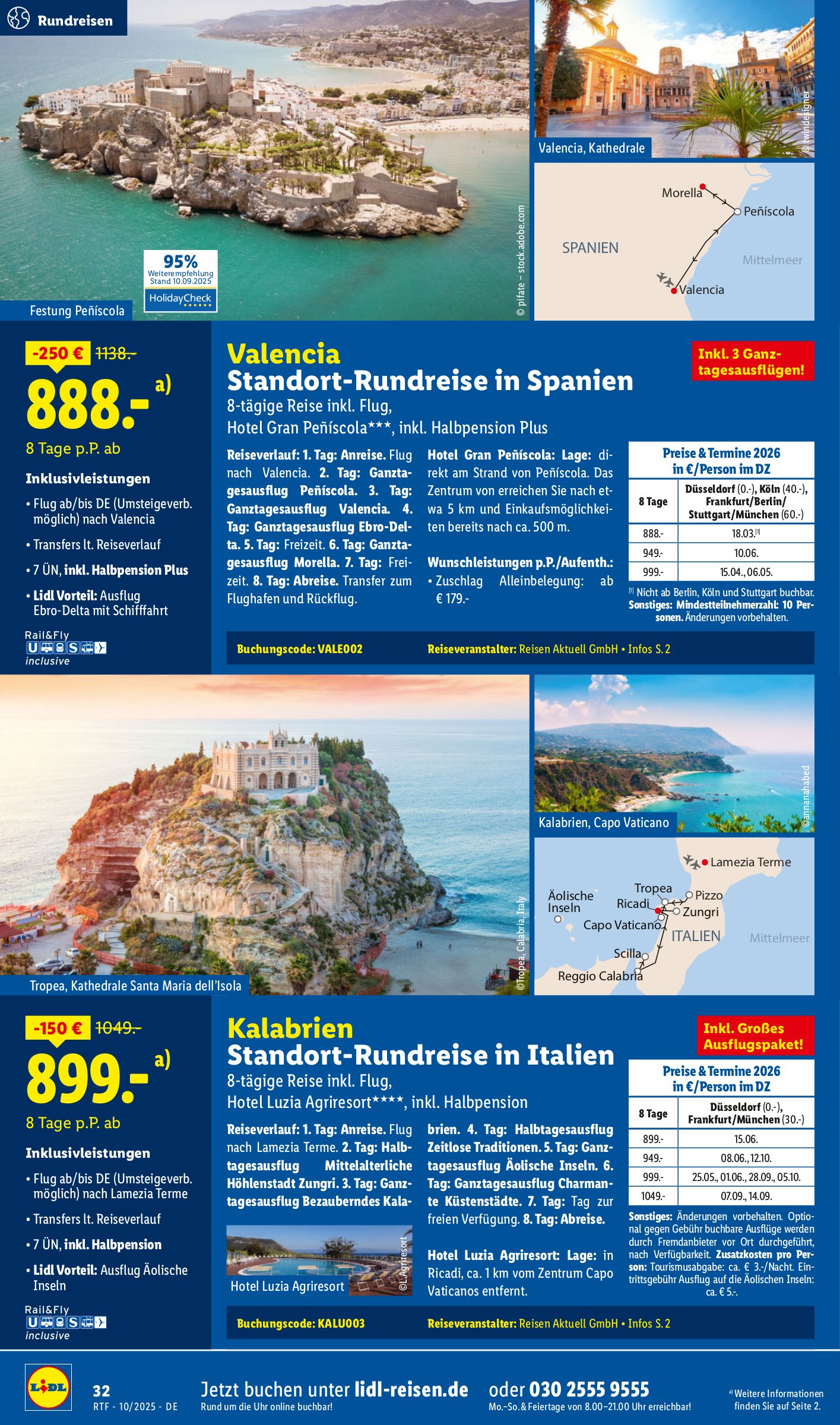 lidl - Lidl-reisen.de-Prospekt gültig vom 13.10. bis 15.11. - page: 32 lidl - Lidl-reisen.de-Prospekt gültig vom 13.10. bis 15.11. - page: 32