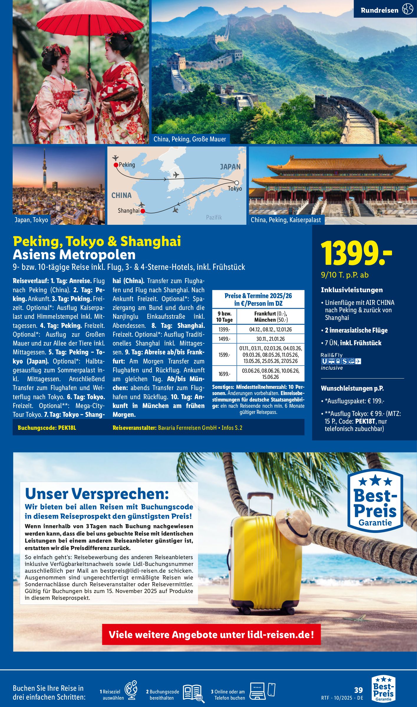 lidl - Lidl-reisen.de-Prospekt gültig vom 13.10. bis 15.11. - page: 39 lidl - Lidl-reisen.de-Prospekt gültig vom 13.10. bis 15.11. - page: 39