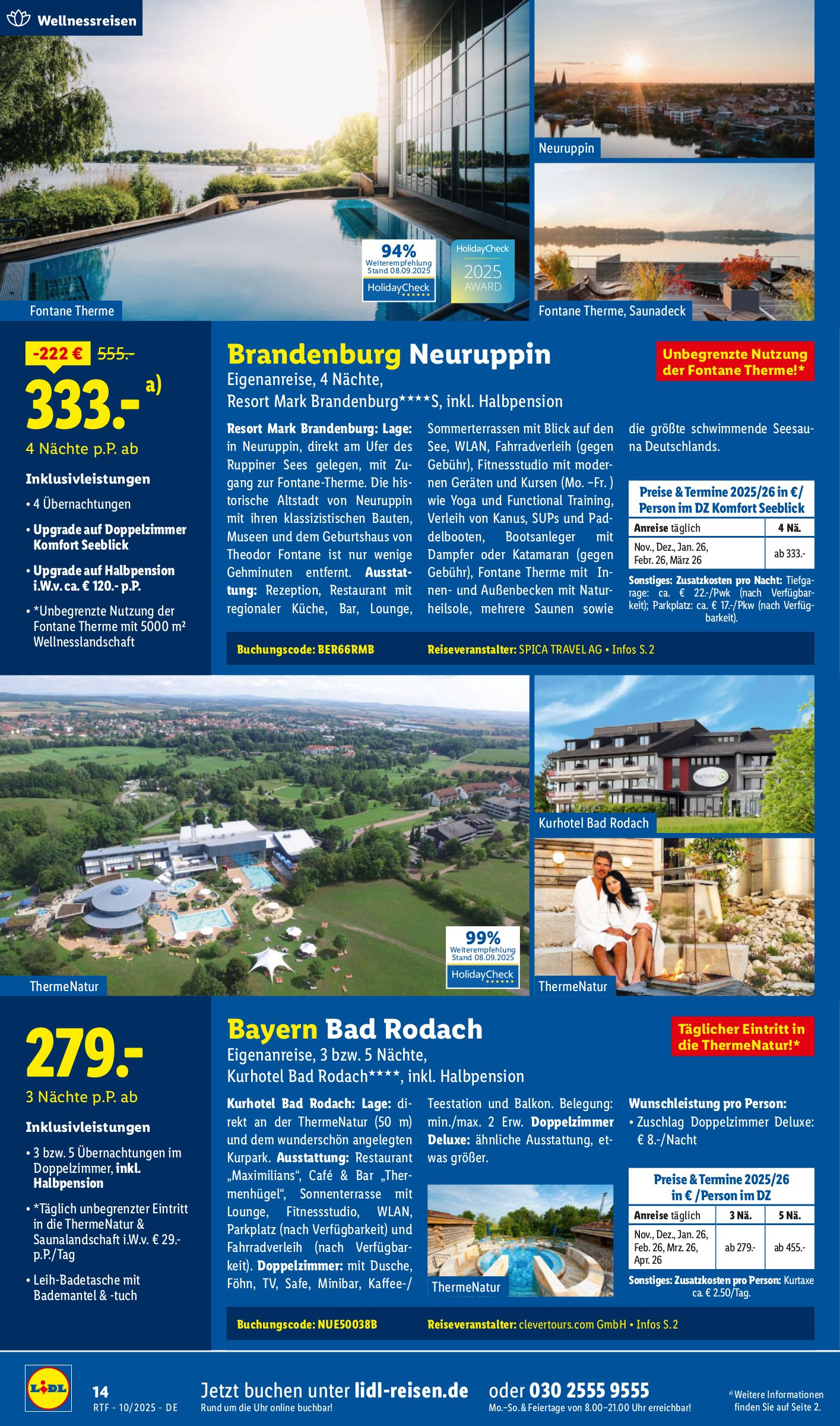 lidl - Lidl-reisen.de-Prospekt gültig vom 13.10. bis 15.11. - page: 14 lidl - Lidl-reisen.de-Prospekt gültig vom 13.10. bis 15.11. - page: 14