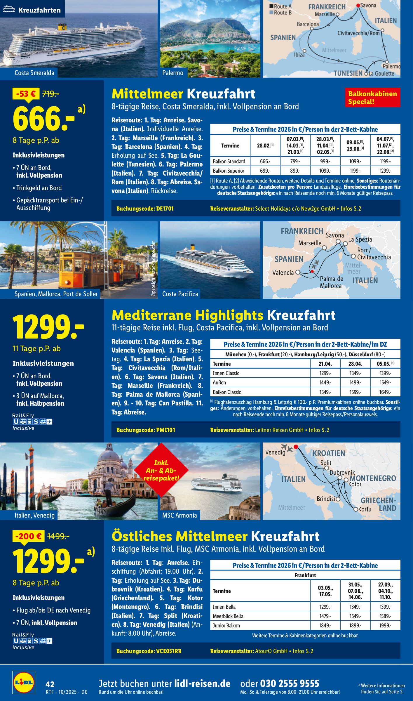 lidl - Lidl-reisen.de-Prospekt gültig vom 13.10. bis 15.11. - page: 42 lidl - Lidl-reisen.de-Prospekt gültig vom 13.10. bis 15.11. - page: 42