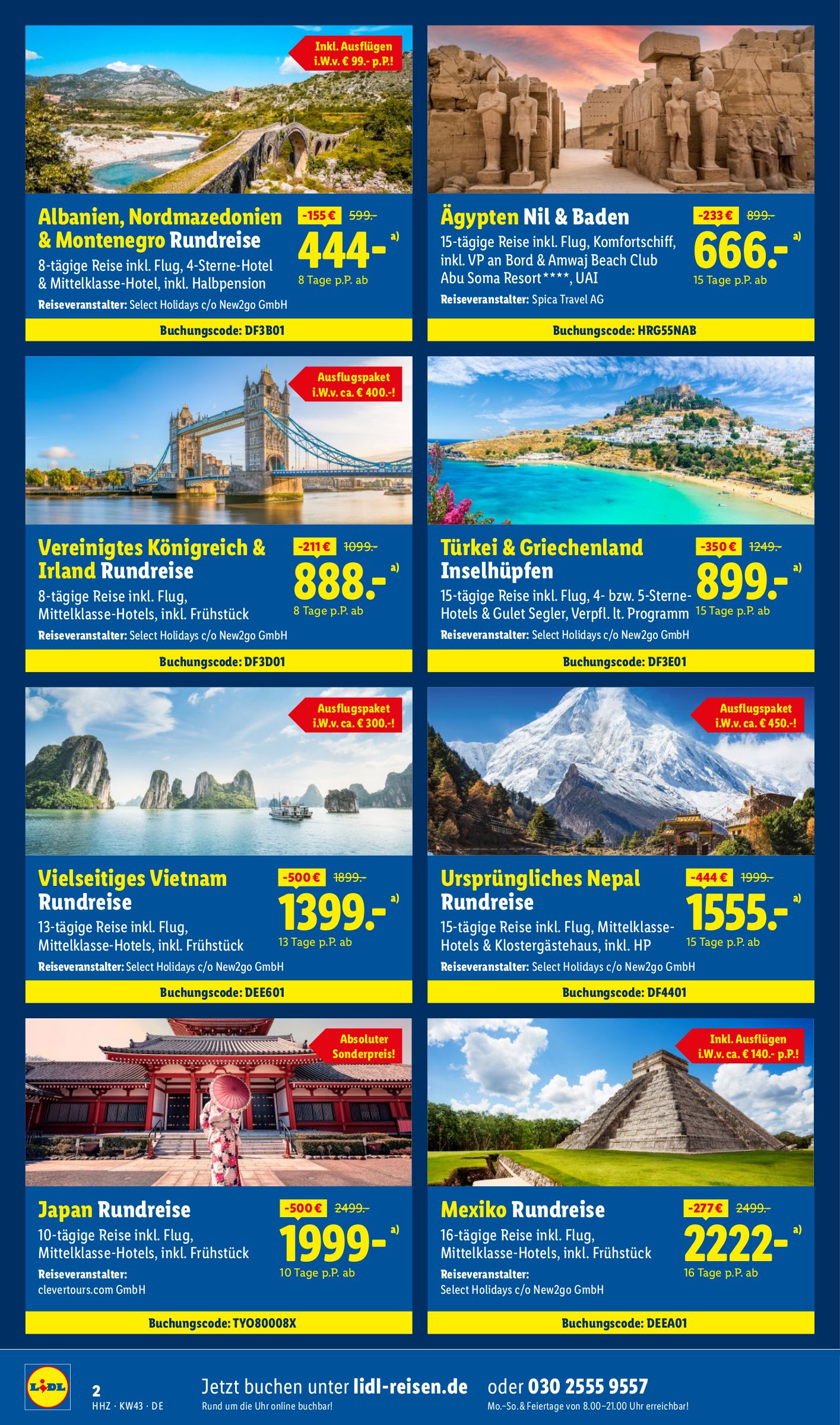 lidl - Lidl-reisen.de-Prospekt gültig vom 18.10. bis 15.11. - page: 2