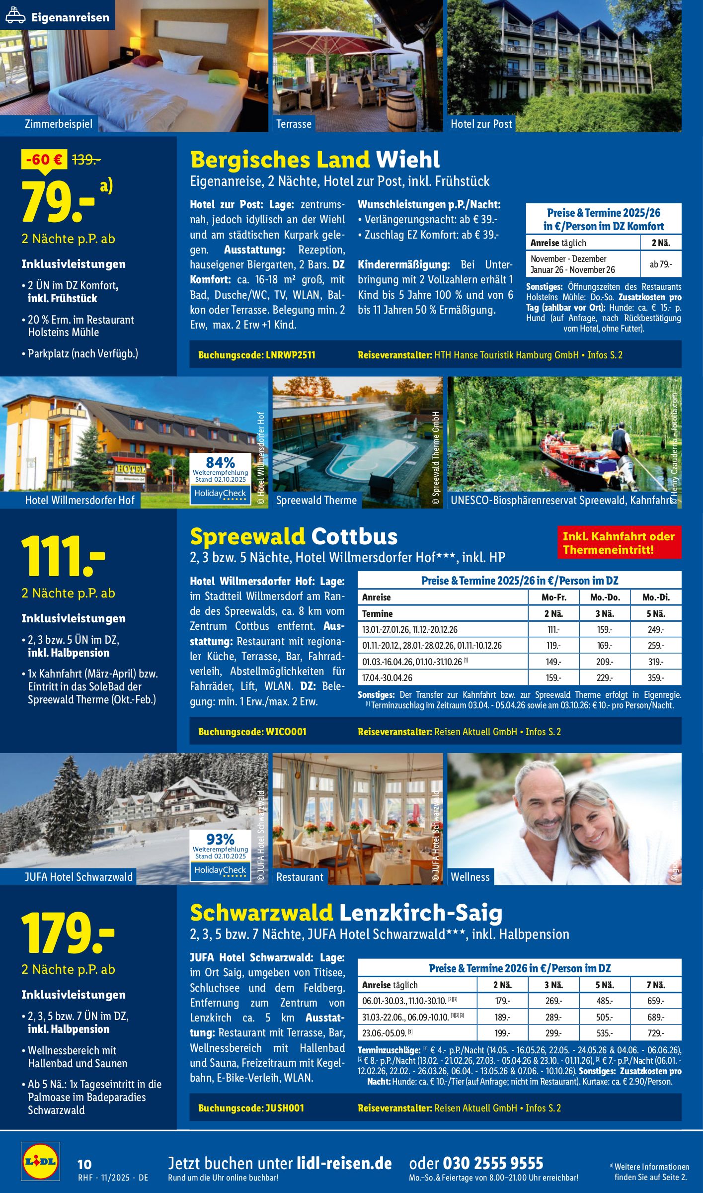 lidl - Lidl-reisen.de-Prospekt gültig vom 29.10. bis 30.11. - page: 10 lidl - Lidl-reisen.de-Prospekt gültig vom 29.10. bis 30.11. - page: 10