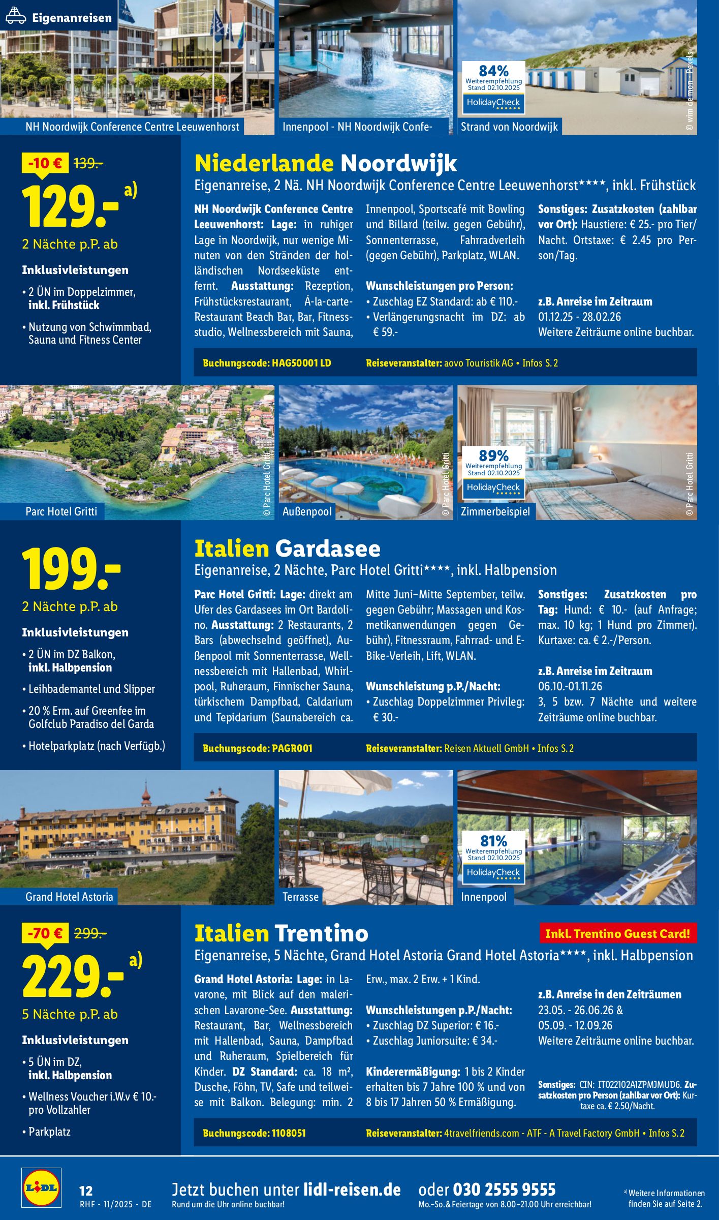 lidl - Lidl-reisen.de-Prospekt gültig vom 29.10. bis 30.11. - page: 12 lidl - Lidl-reisen.de-Prospekt gültig vom 29.10. bis 30.11. - page: 12