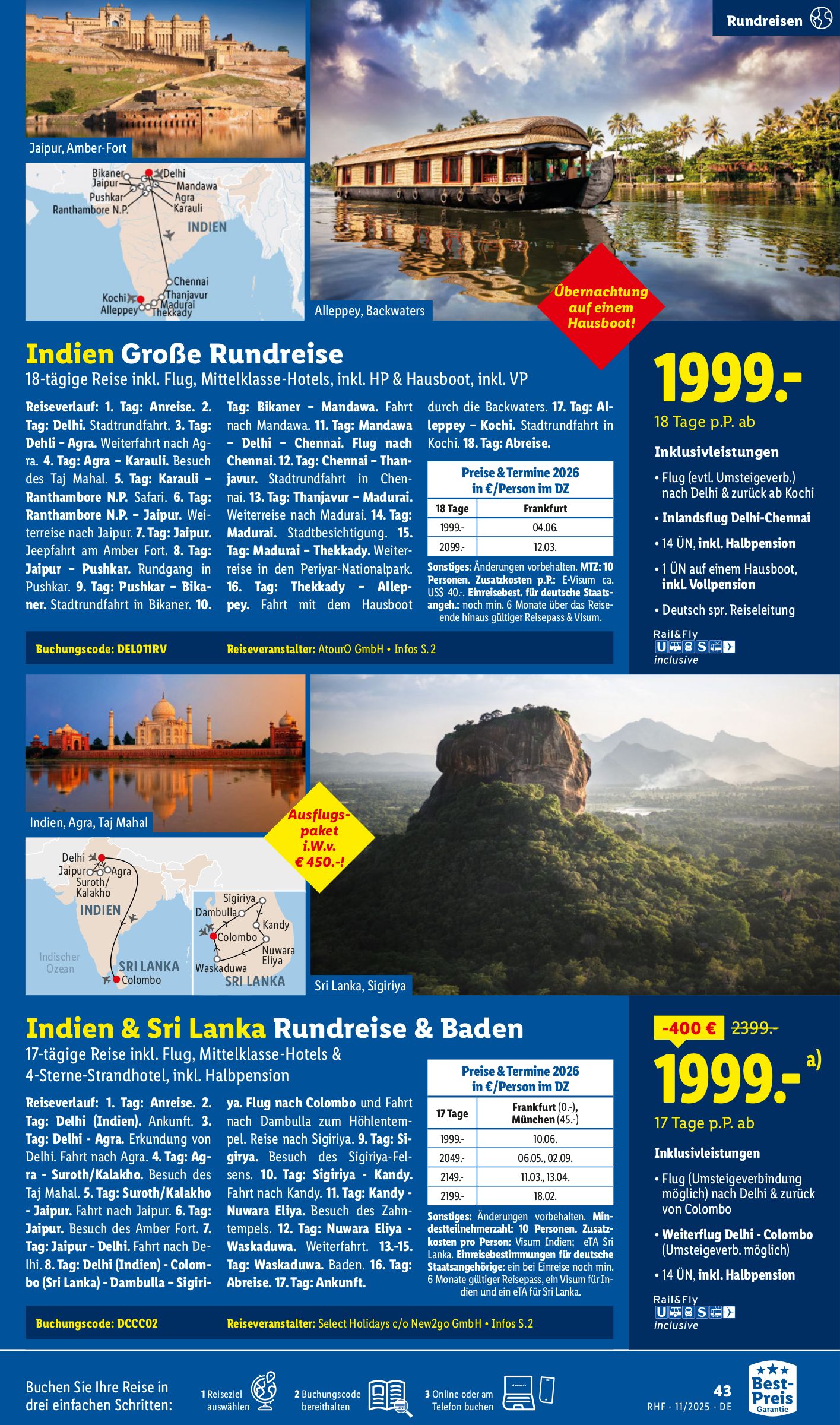 lidl - Lidl-reisen.de-Prospekt gültig vom 29.10. bis 30.11. - page: 43 lidl - Lidl-reisen.de-Prospekt gültig vom 29.10. bis 30.11. - page: 43