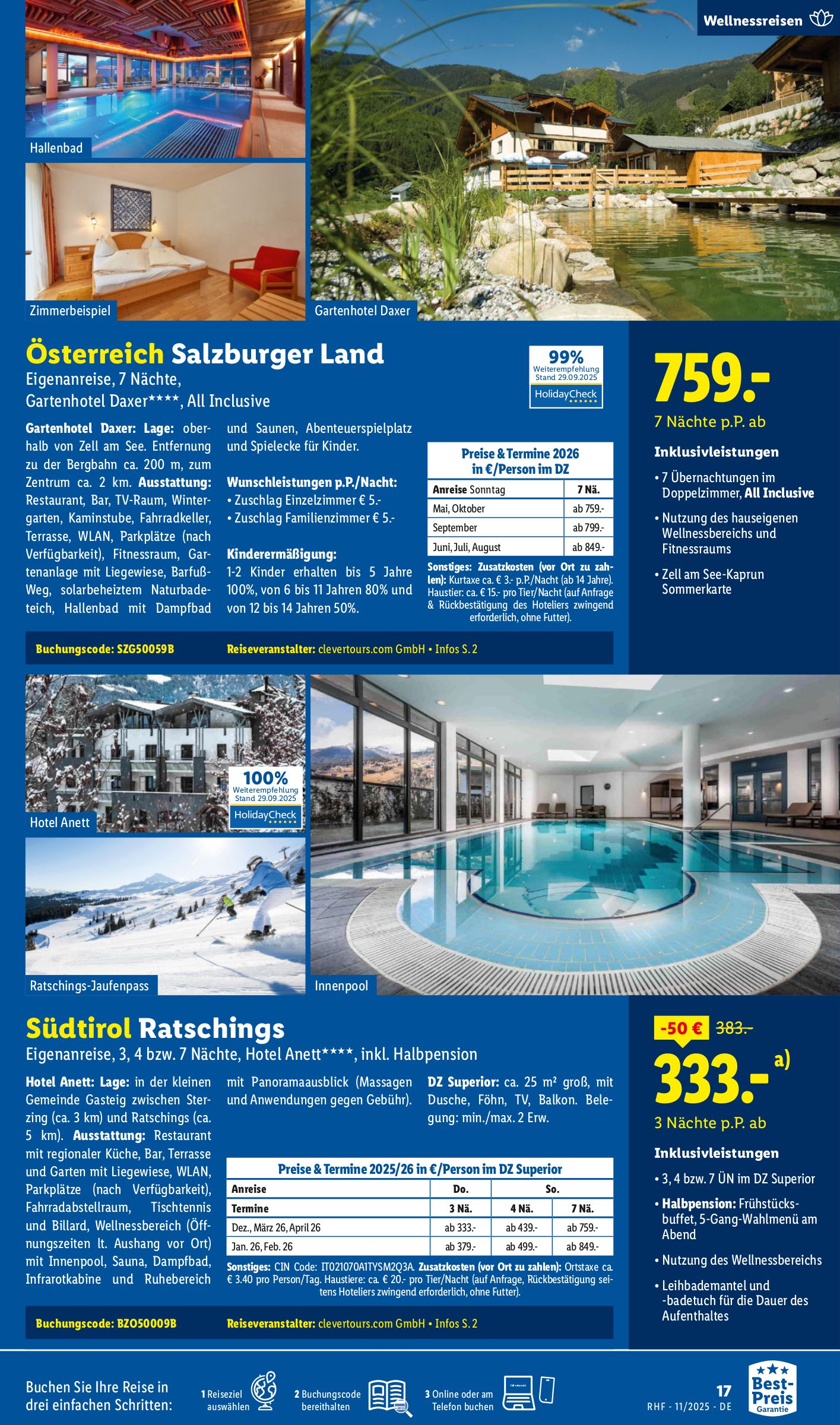 lidl - Lidl-reisen.de-Prospekt gültig vom 29.10. bis 30.11. - page: 17 lidl - Lidl-reisen.de-Prospekt gültig vom 29.10. bis 30.11. - page: 17