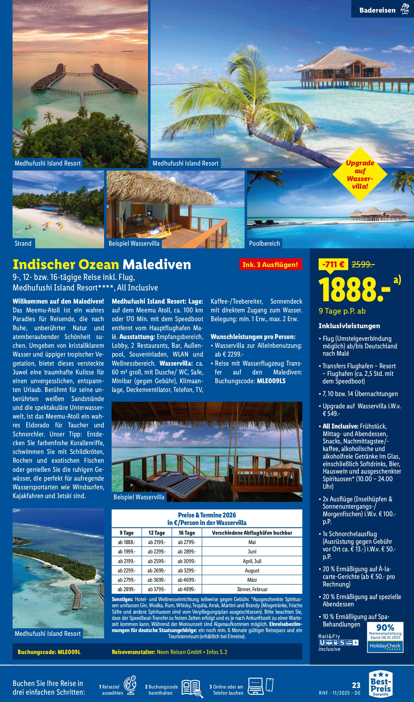 lidl - Lidl-reisen.de-Prospekt gültig vom 29.10. bis 30.11. - page: 23 lidl - Lidl-reisen.de-Prospekt gültig vom 29.10. bis 30.11. - page: 23