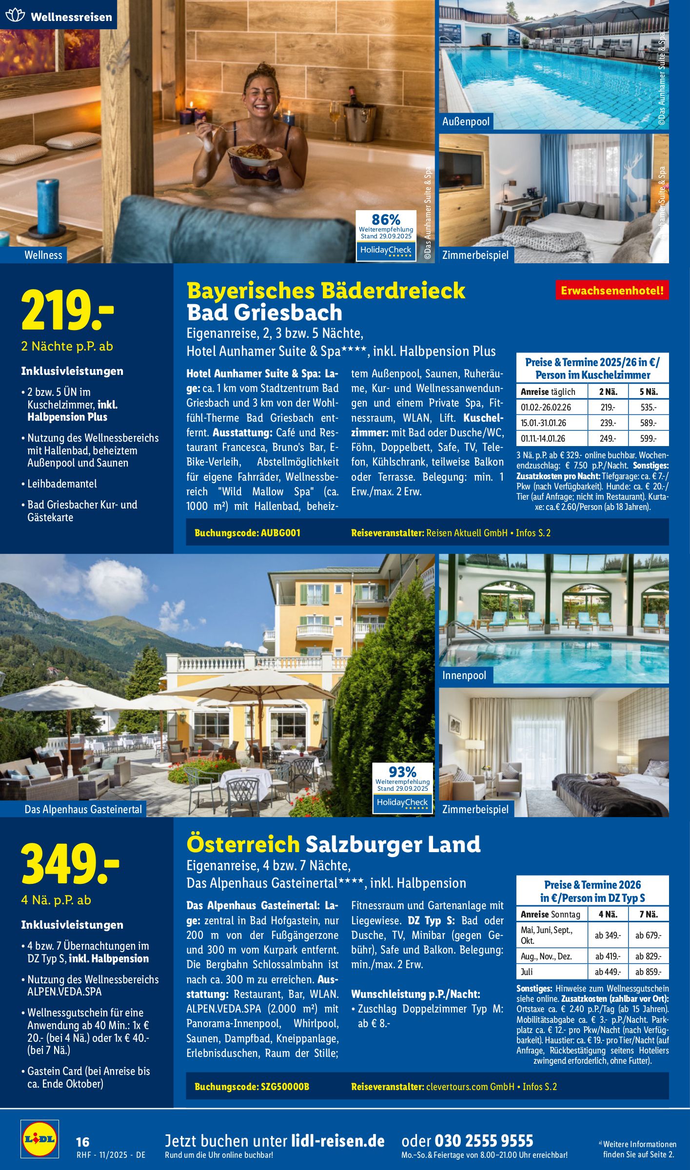 lidl - Lidl-reisen.de-Prospekt gültig vom 29.10. bis 30.11. - page: 16 lidl - Lidl-reisen.de-Prospekt gültig vom 29.10. bis 30.11. - page: 16