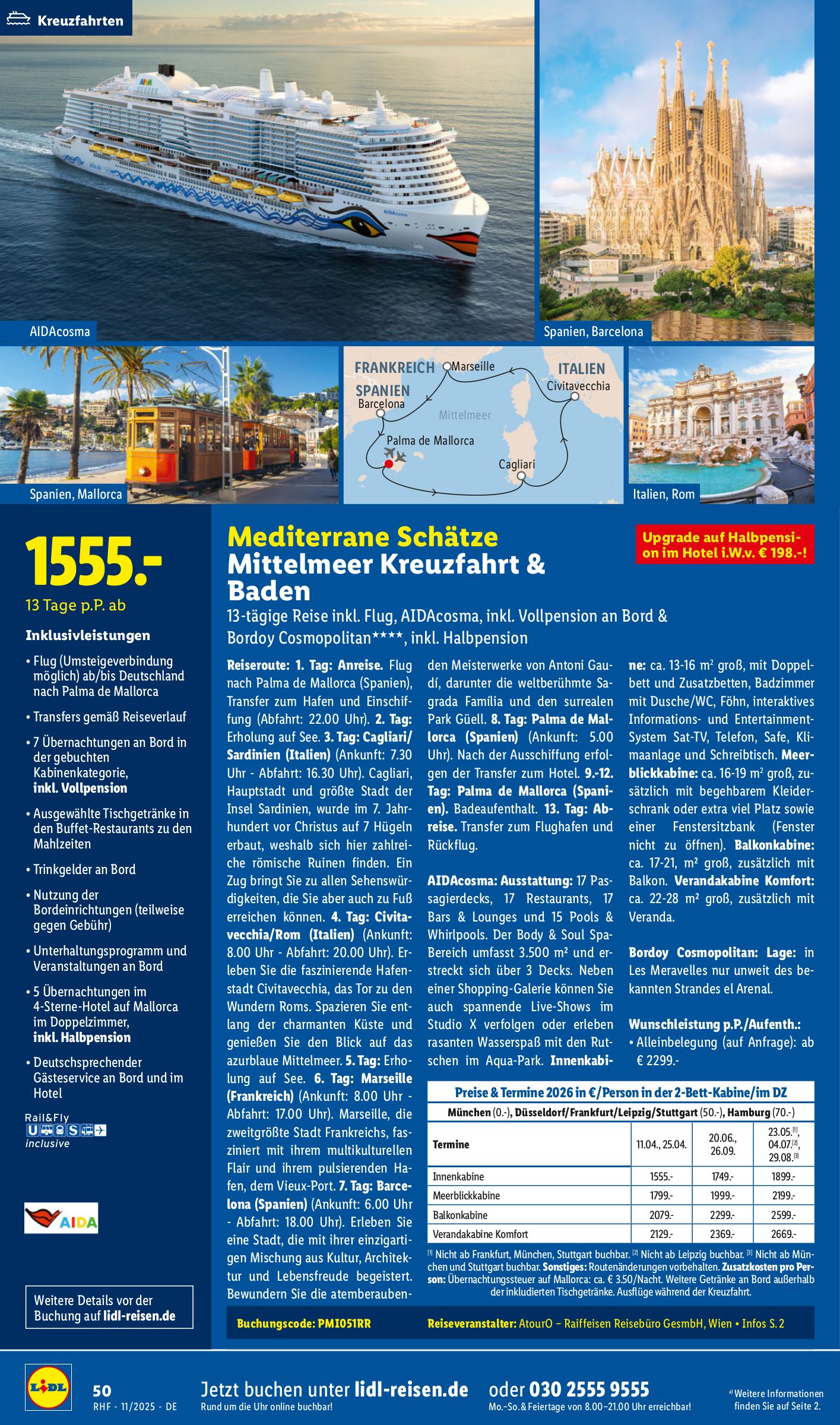 lidl - Lidl-reisen.de-Prospekt gültig vom 29.10. bis 30.11. - page: 50 lidl - Lidl-reisen.de-Prospekt gültig vom 29.10. bis 30.11. - page: 50