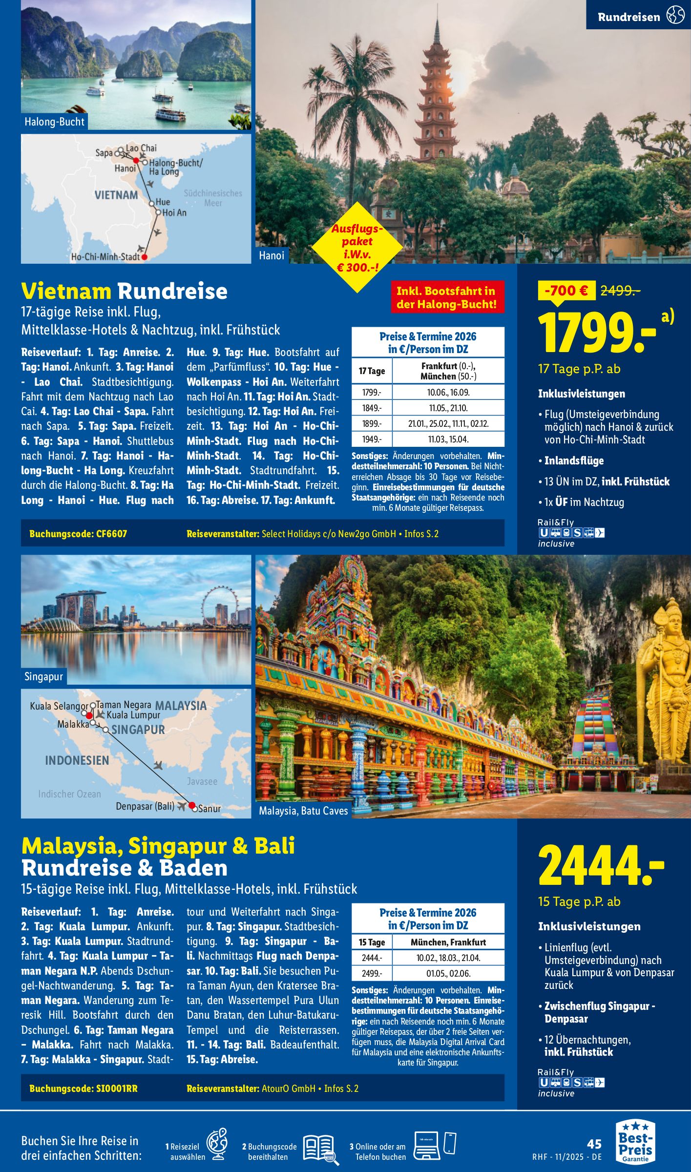 lidl - Lidl-reisen.de-Prospekt gültig vom 29.10. bis 30.11. - page: 45 lidl - Lidl-reisen.de-Prospekt gültig vom 29.10. bis 30.11. - page: 45