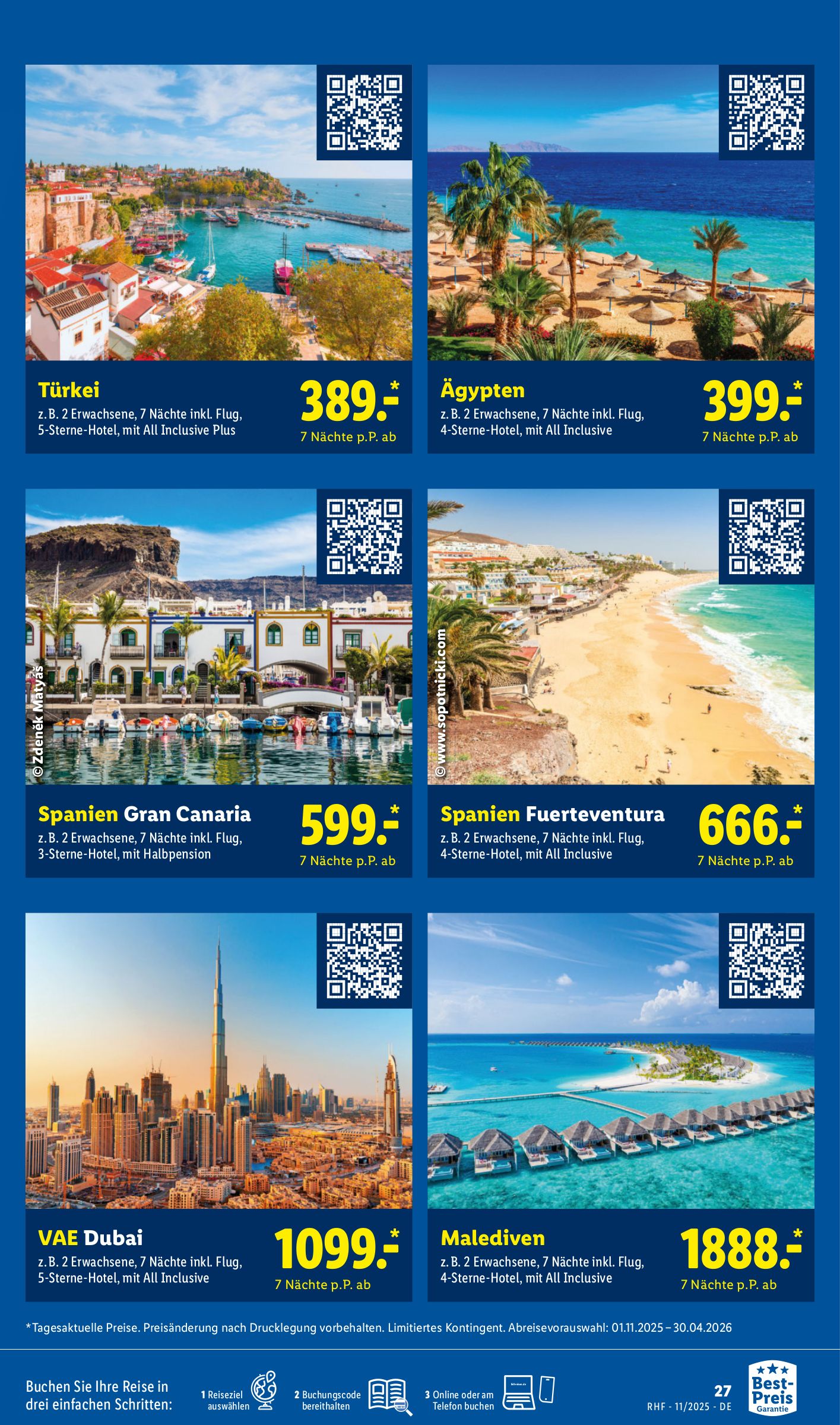 lidl - Lidl-reisen.de-Prospekt gültig vom 29.10. bis 30.11. - page: 27 lidl - Lidl-reisen.de-Prospekt gültig vom 29.10. bis 30.11. - page: 27