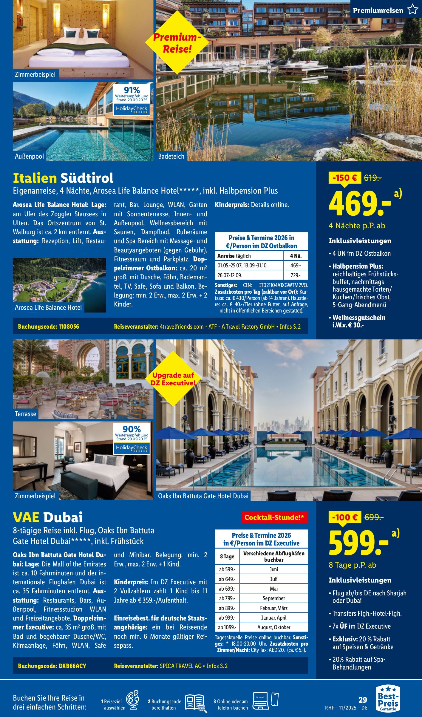 lidl - Lidl-reisen.de-Prospekt gültig vom 29.10. bis 30.11. - page: 29 lidl - Lidl-reisen.de-Prospekt gültig vom 29.10. bis 30.11. - page: 29