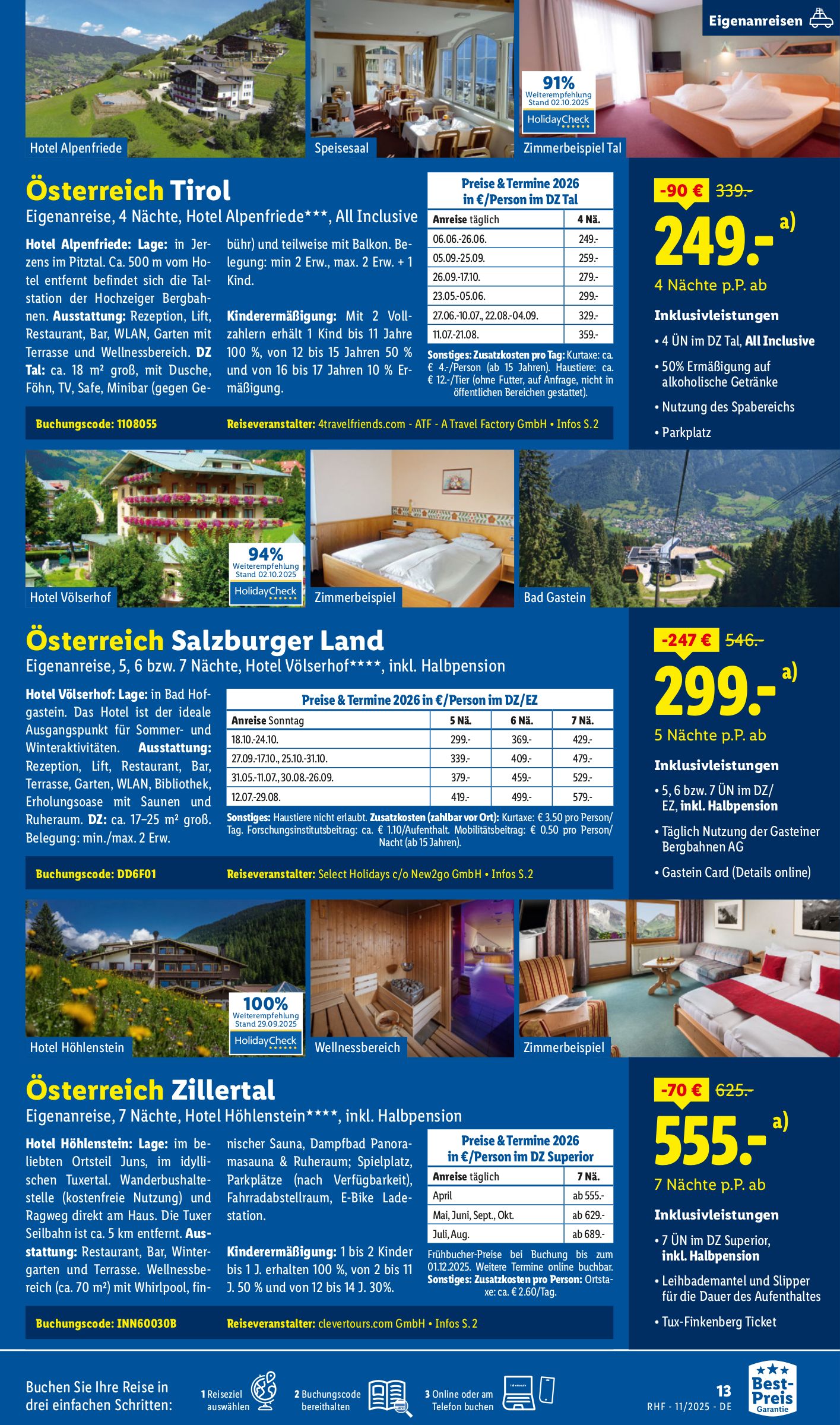 lidl - Lidl-reisen.de-Prospekt gültig vom 29.10. bis 30.11. - page: 13 lidl - Lidl-reisen.de-Prospekt gültig vom 29.10. bis 30.11. - page: 13