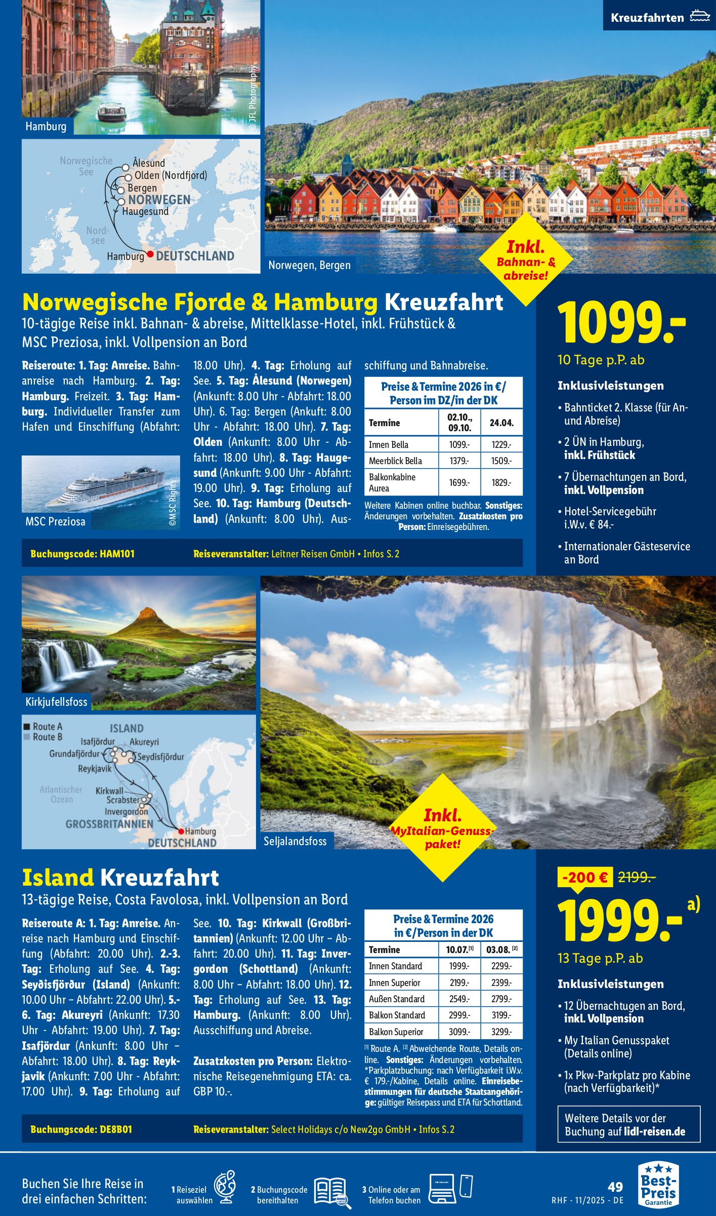 lidl - Lidl-reisen.de-Prospekt gültig vom 29.10. bis 30.11. - page: 49 lidl - Lidl-reisen.de-Prospekt gültig vom 29.10. bis 30.11. - page: 49