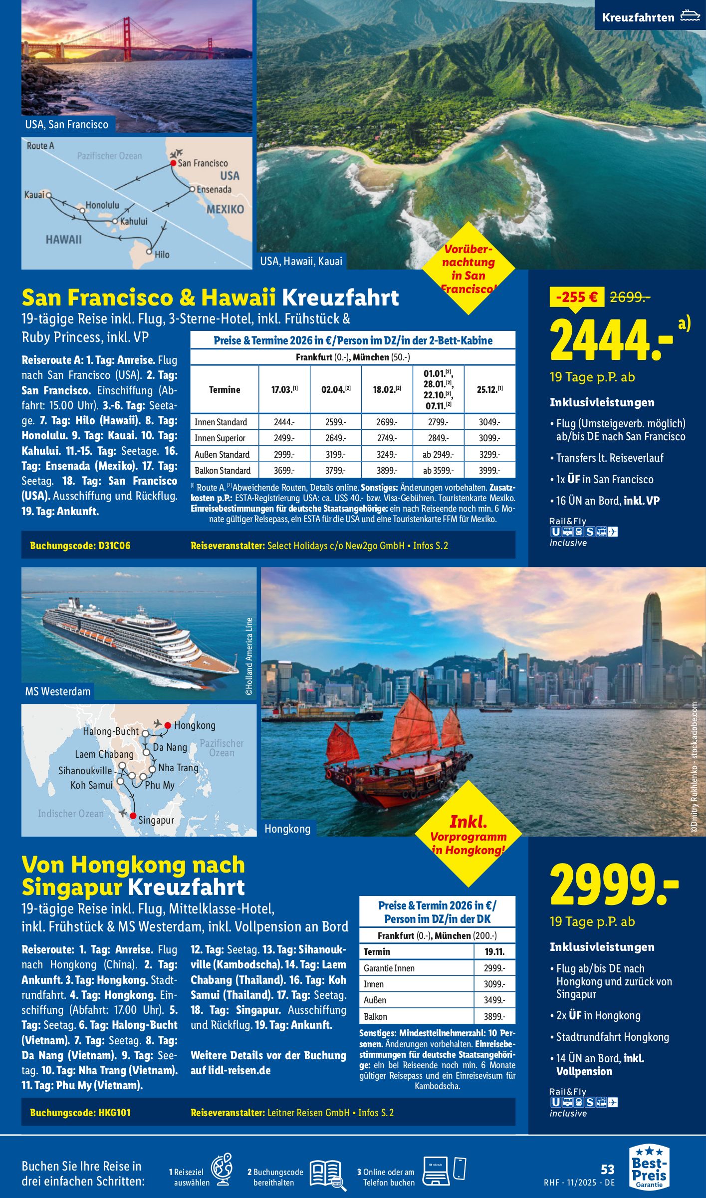 lidl - Lidl-reisen.de-Prospekt gültig vom 29.10. bis 30.11. - page: 53 lidl - Lidl-reisen.de-Prospekt gültig vom 29.10. bis 30.11. - page: 53