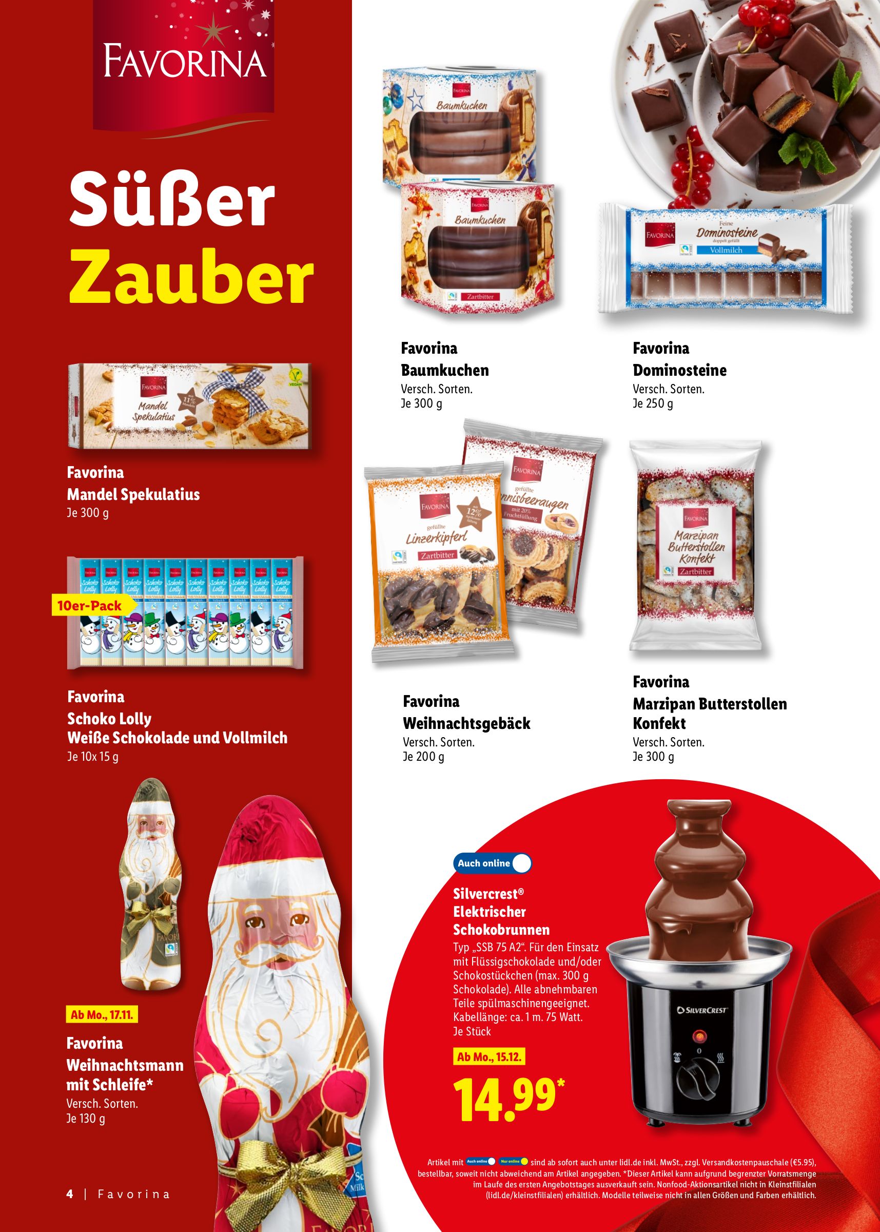 lidl - Lidl - Geschenkemagazin-Prospekt gültig vom 31.10. bis 27.12. - page: 4 lidl - Lidl - Geschenkemagazin-Prospekt gültig vom 31.10. bis 27.12. - page: 4