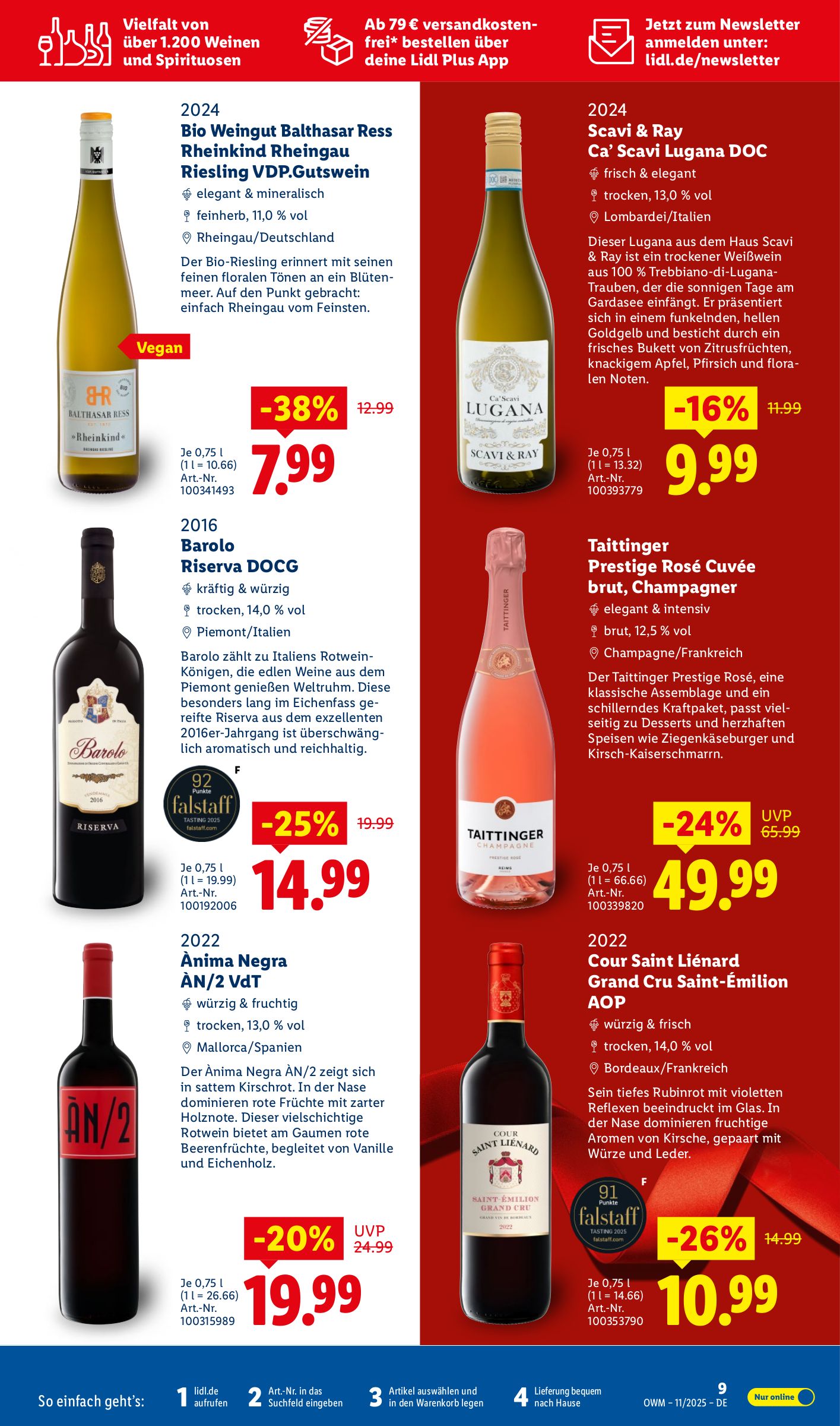 lidl - Lidl - Unsere Monats-Highlights-Prospekt gültig vom 01.11. bis 30.11. - page: 9