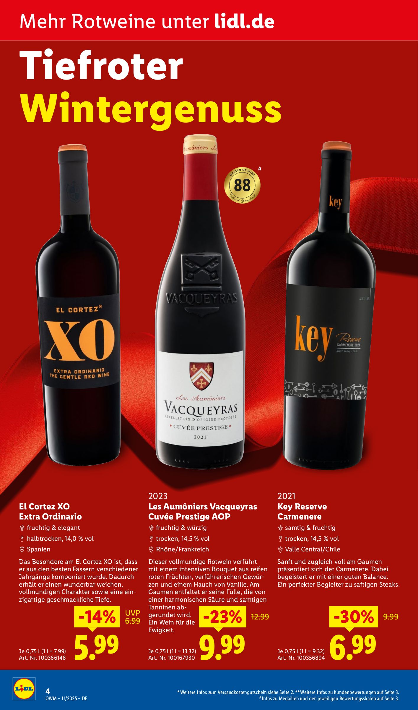 lidl - Lidl - Unsere Monats-Highlights-Prospekt gültig vom 01.11. bis 30.11. - page: 4