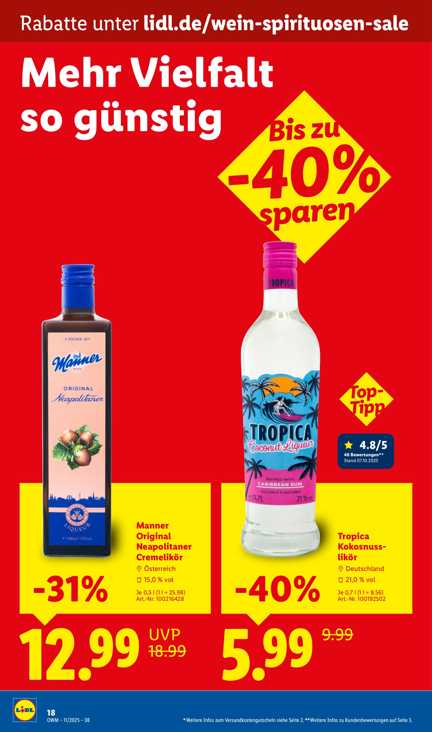 lidl - Lidl - Unsere Monats-Highlights-Prospekt gültig vom 01.11. bis 30.11. - page: 18