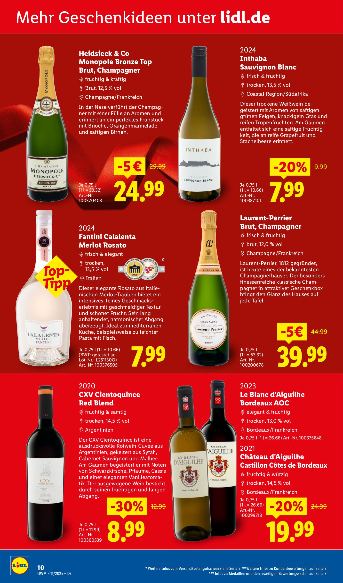 lidl - Lidl - Unsere Monats-Highlights-Prospekt gültig vom 01.11. bis 30.11. - page: 10