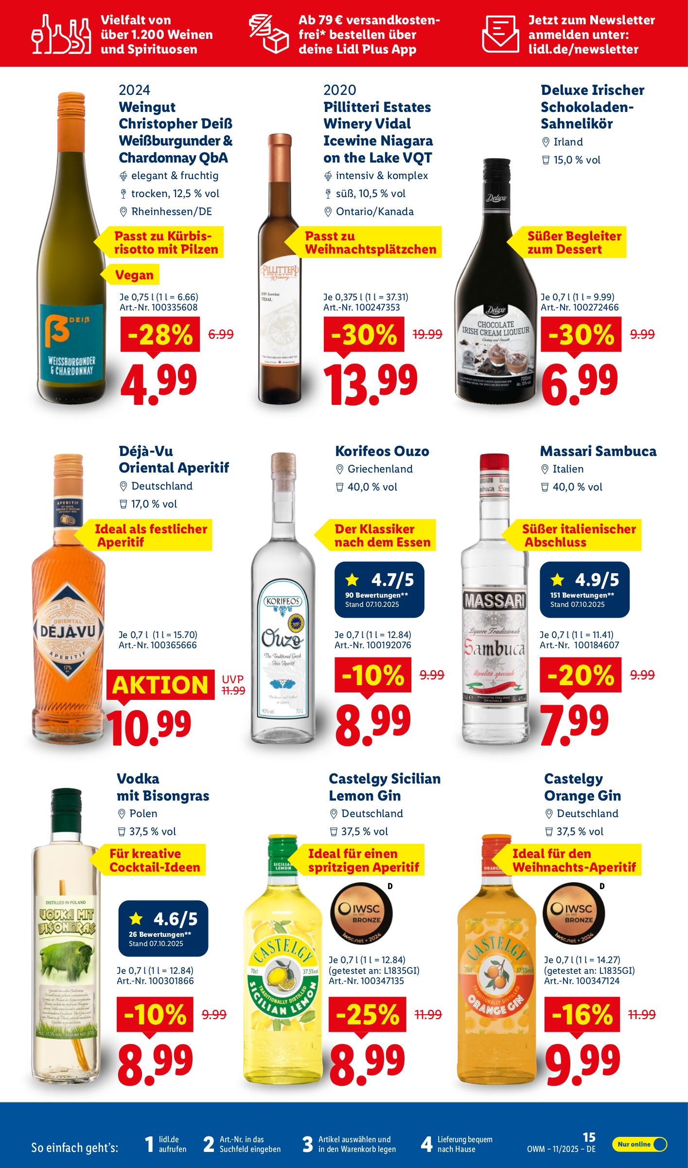 lidl - Lidl - Unsere Monats-Highlights-Prospekt gültig vom 01.11. bis 30.11. - page: 15