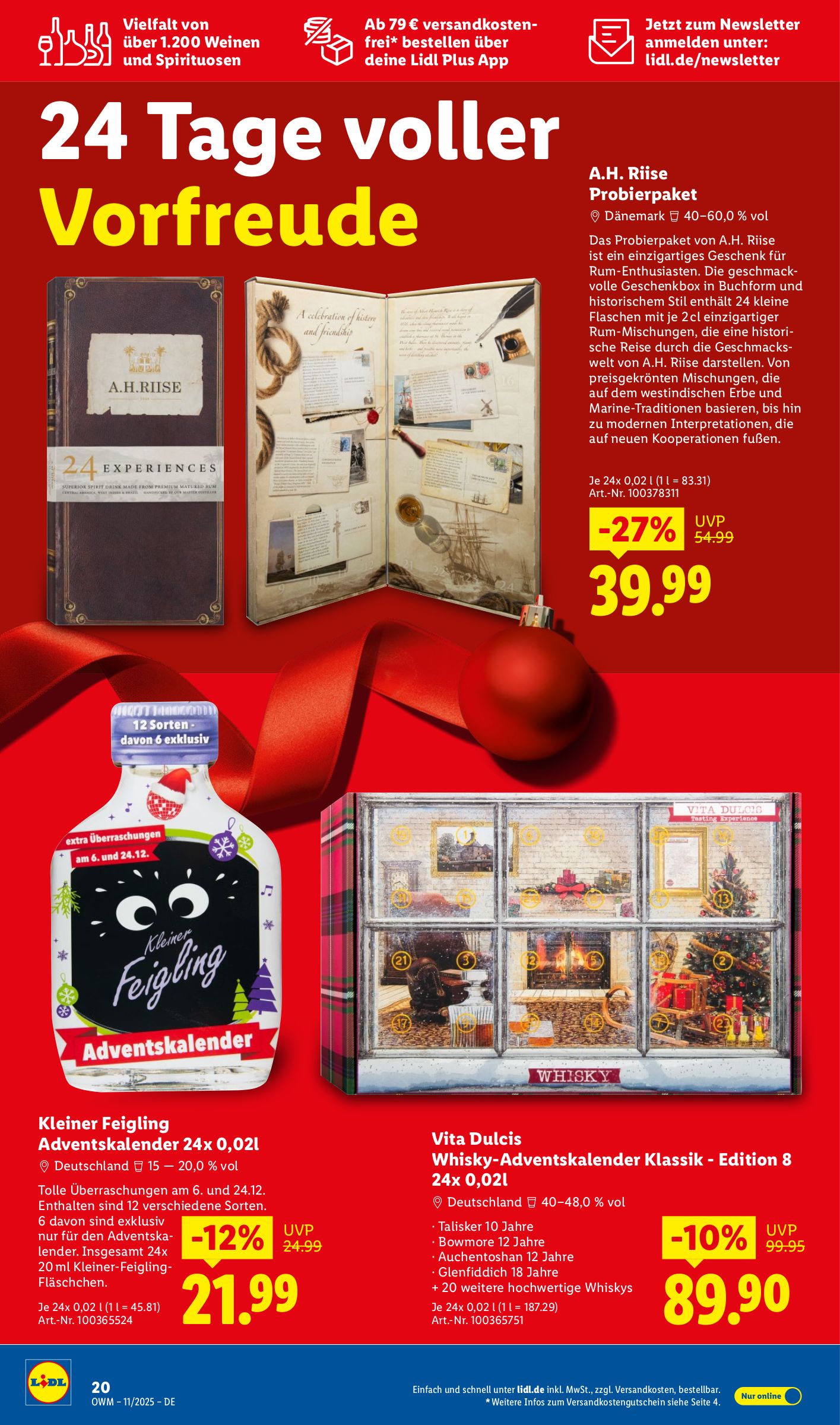 lidl - Lidl - Unsere Monats-Highlights-Prospekt gültig vom 01.11. bis 30.11. - page: 20