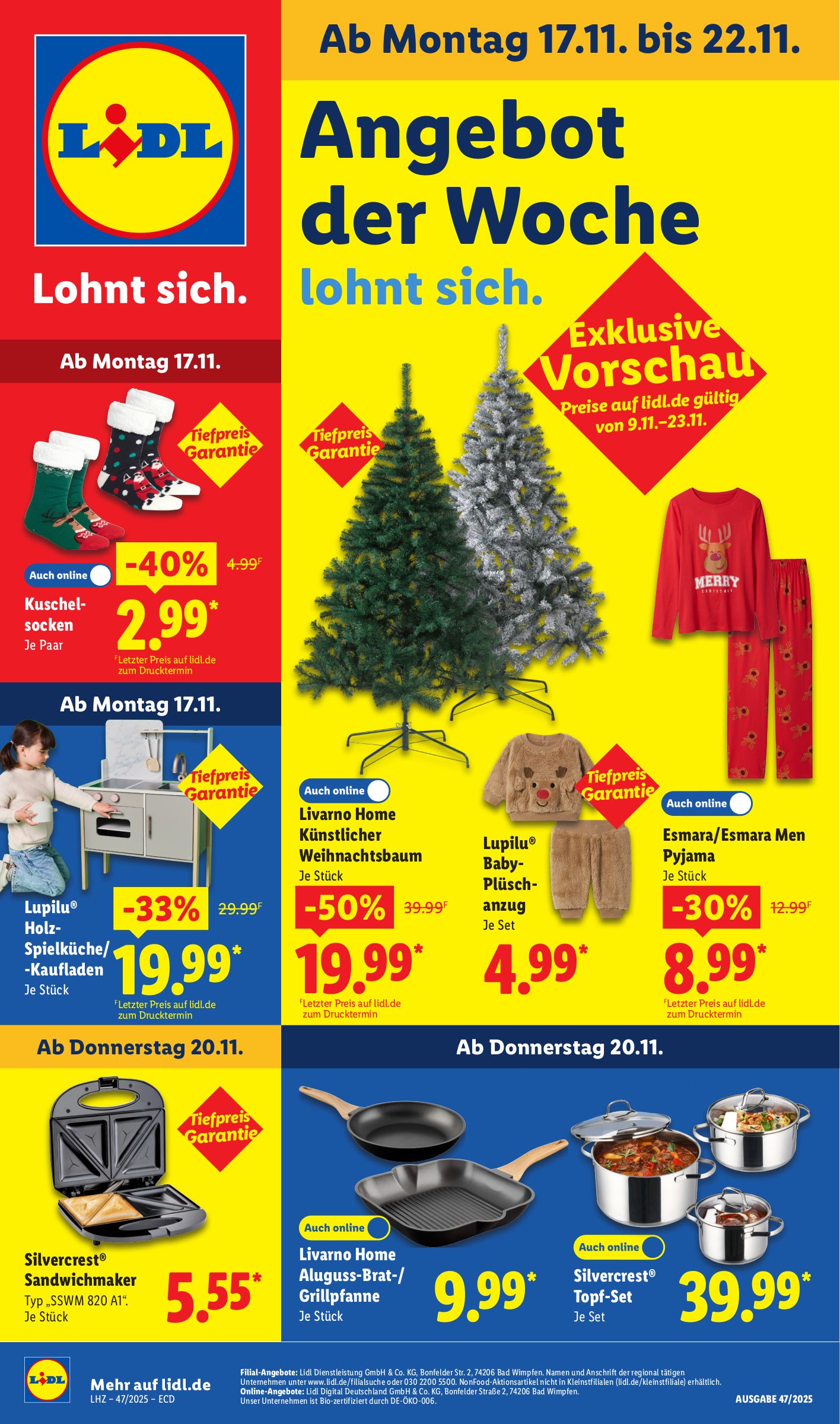 lidl - Lidl - Angebot der Woche-Prospekt gültig vom 17.11. bis 22.11.