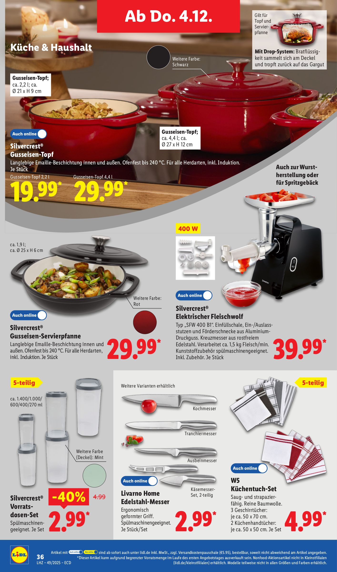 lidl - Lidl - Angebot der Woche-Prospekt gültig vom 01.12. bis 06.12. - page: 28