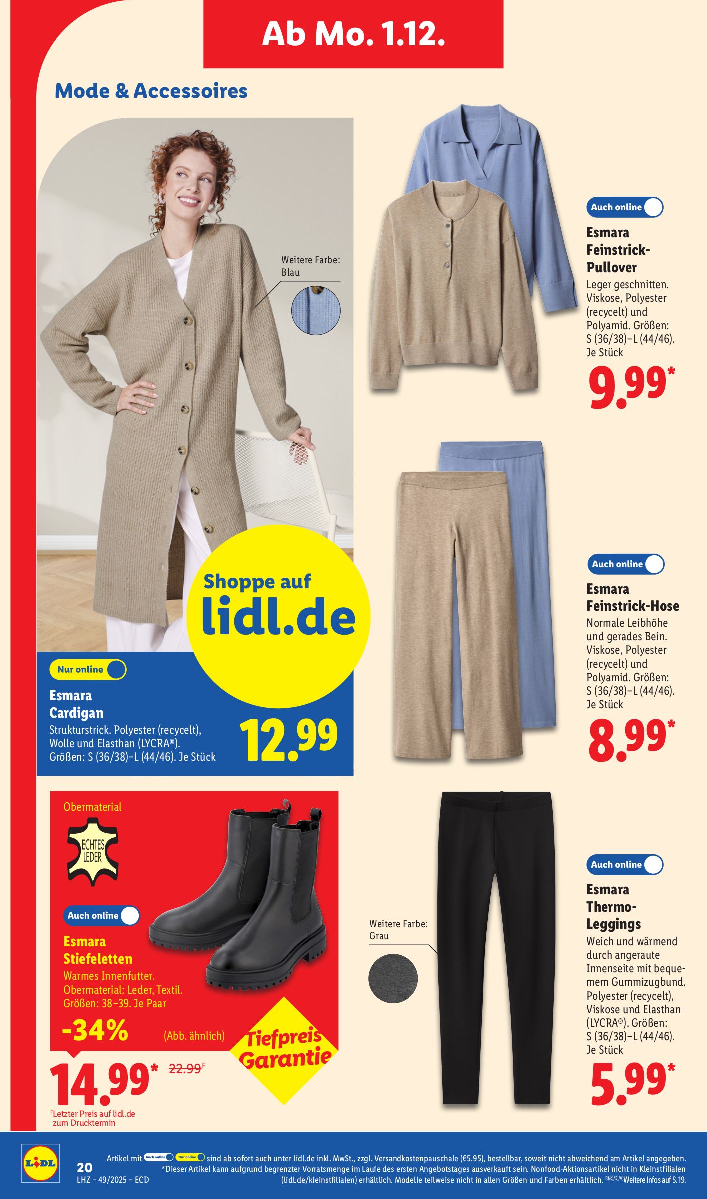 lidl - Lidl - Angebot der Woche-Prospekt gültig vom 01.12. bis 06.12. - page: 8