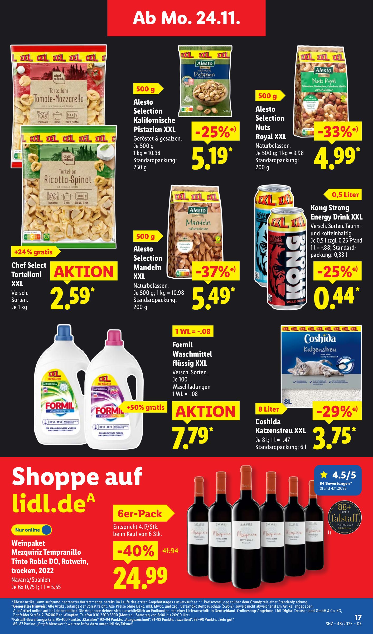 lidl - Lidl - Black Week-Prospekt gültig vom 24.11. bis 29.11. - page: 17