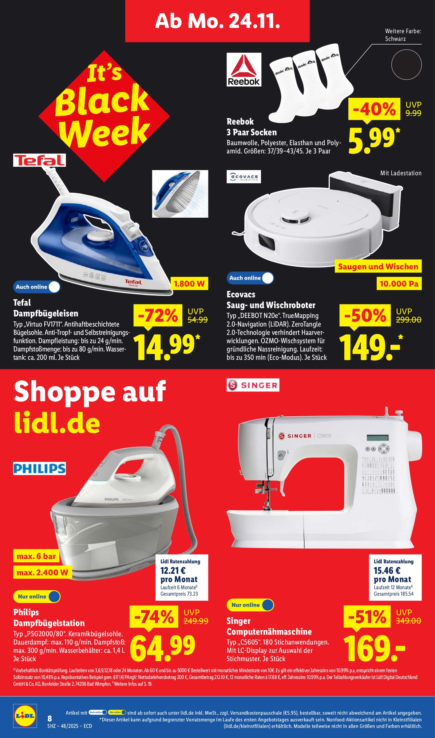lidl - Lidl - Black Week-Prospekt gültig vom 24.11. bis 29.11. - page: 8