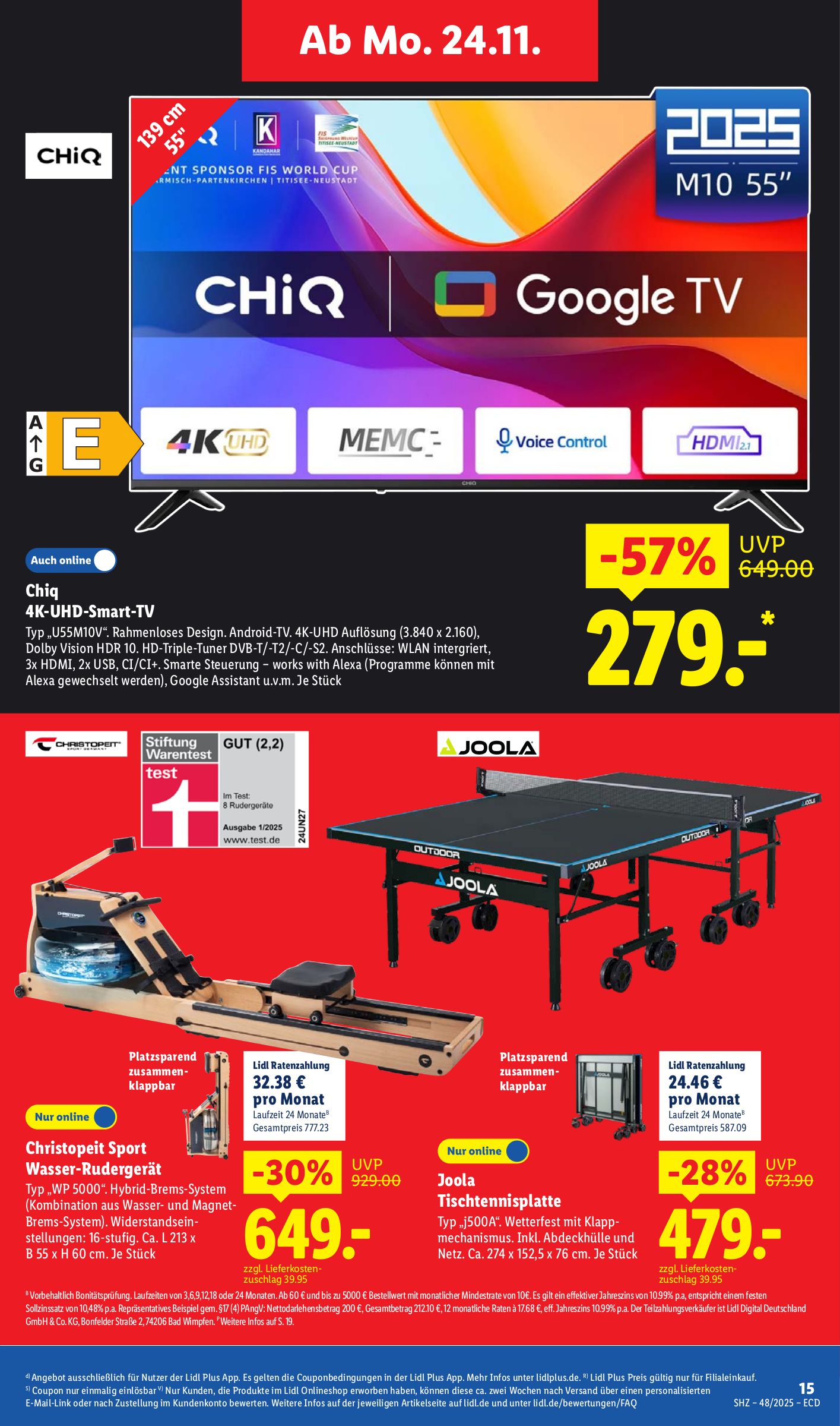 lidl - Lidl - Black Week-Prospekt gültig vom 24.11. bis 29.11. - page: 15