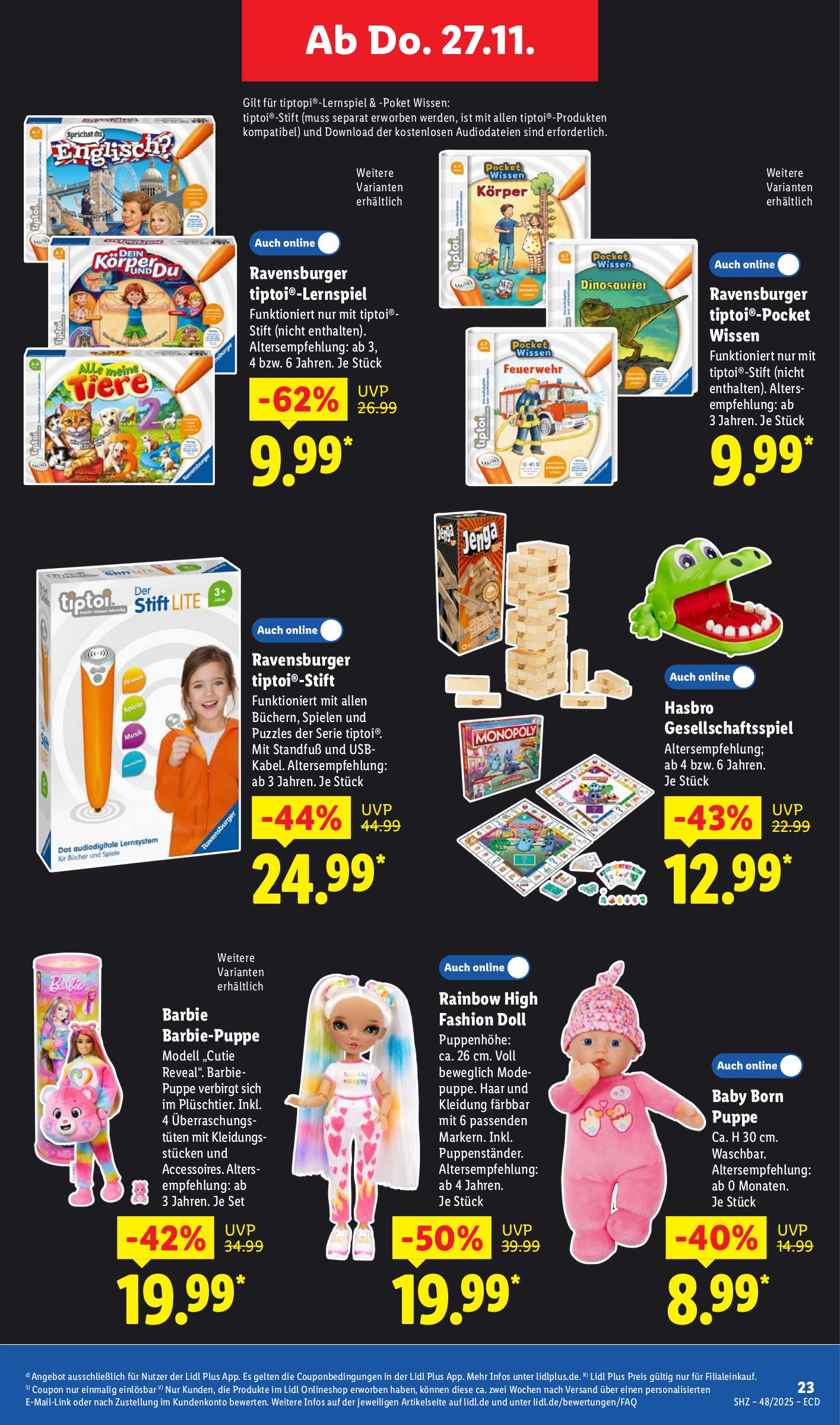 lidl - Lidl - Black Week-Prospekt gültig vom 24.11. bis 29.11. - page: 25