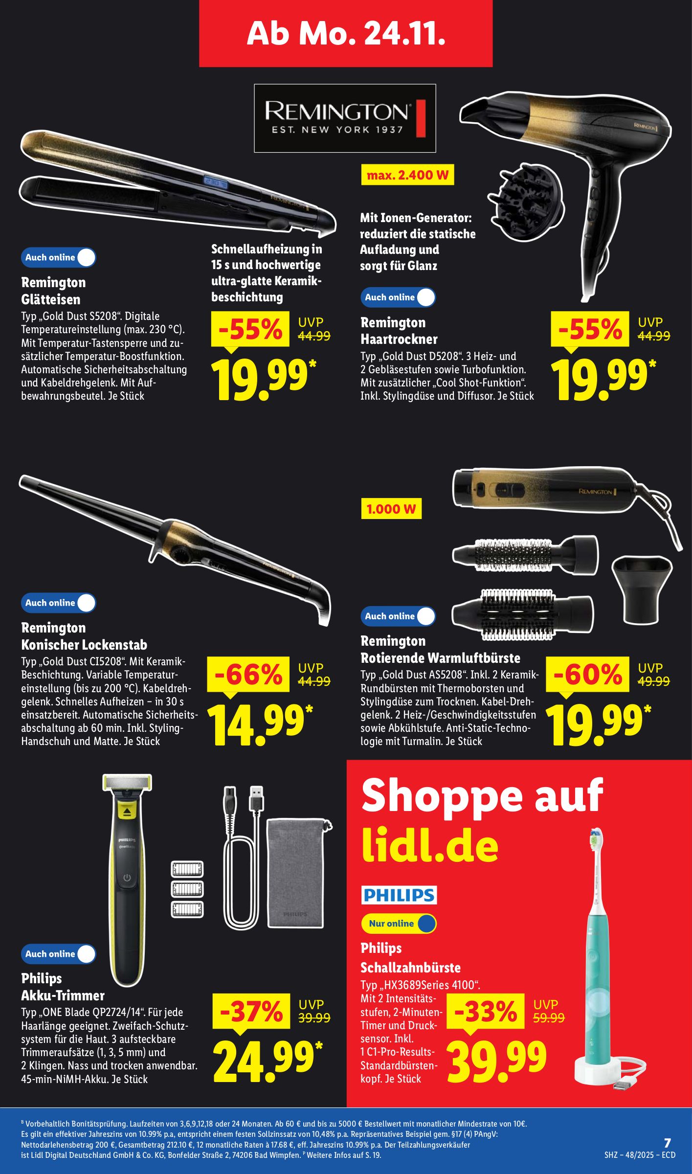 lidl - Lidl - Black Week-Prospekt gültig vom 24.11. bis 29.11. - page: 7
