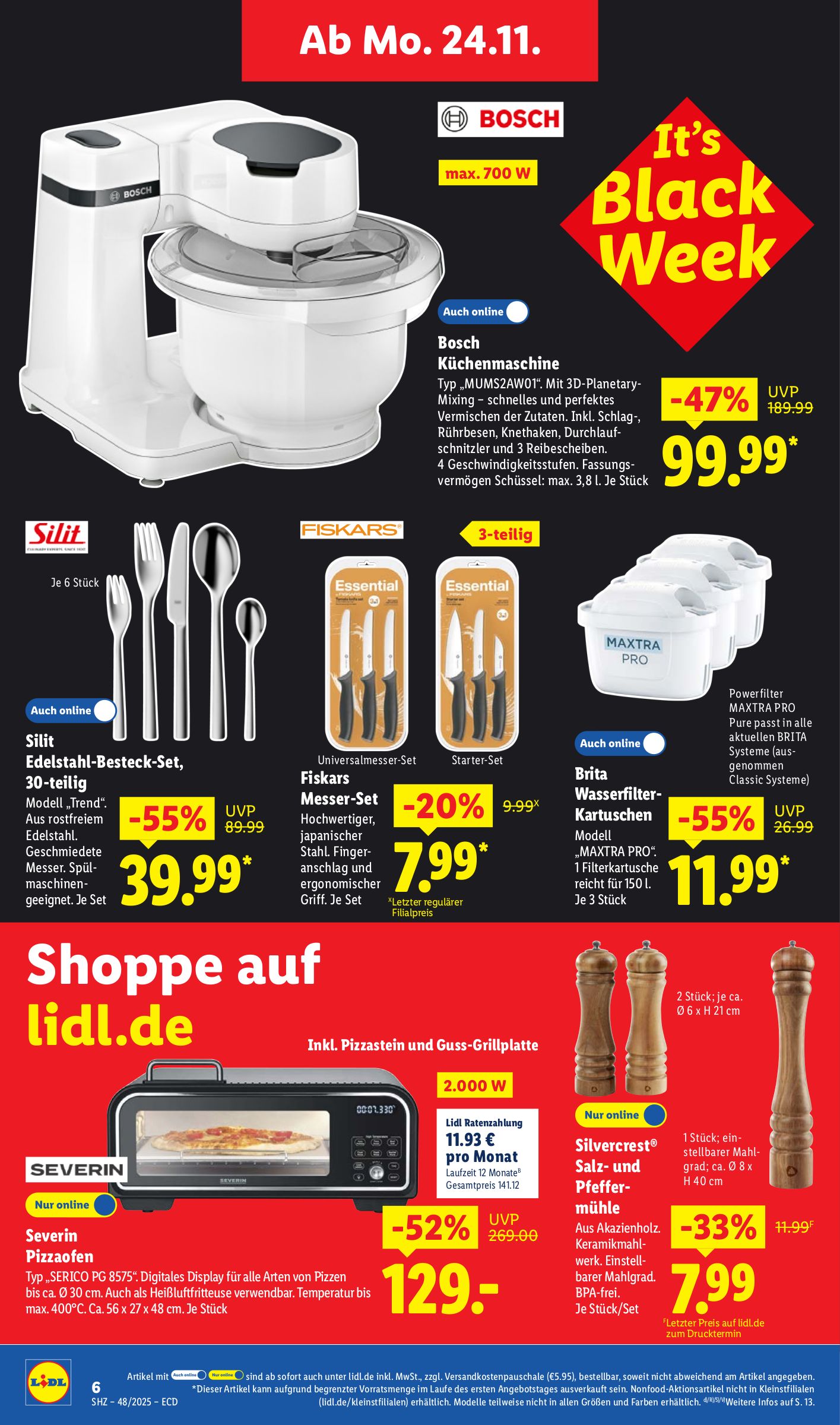 lidl - Lidl - Black Week-Prospekt gültig vom 24.11. bis 29.11. - page: 6
