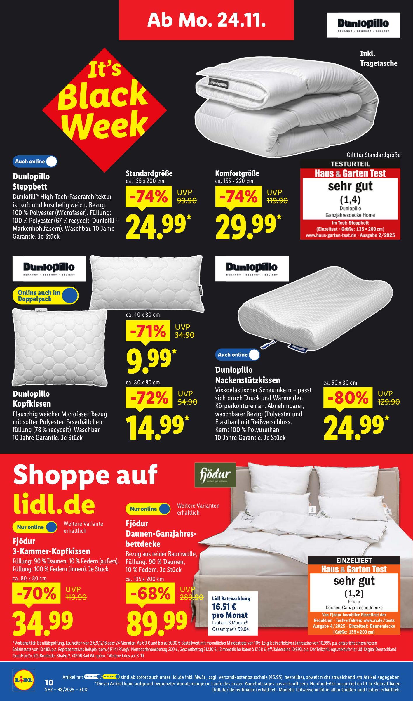 lidl - Lidl - Black Week-Prospekt gültig vom 24.11. bis 29.11. - page: 10