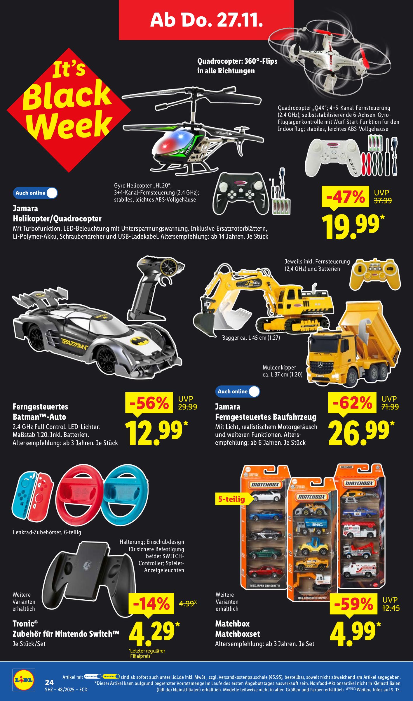 lidl - Lidl - Black Week-Prospekt gültig vom 24.11. bis 29.11. - page: 26
