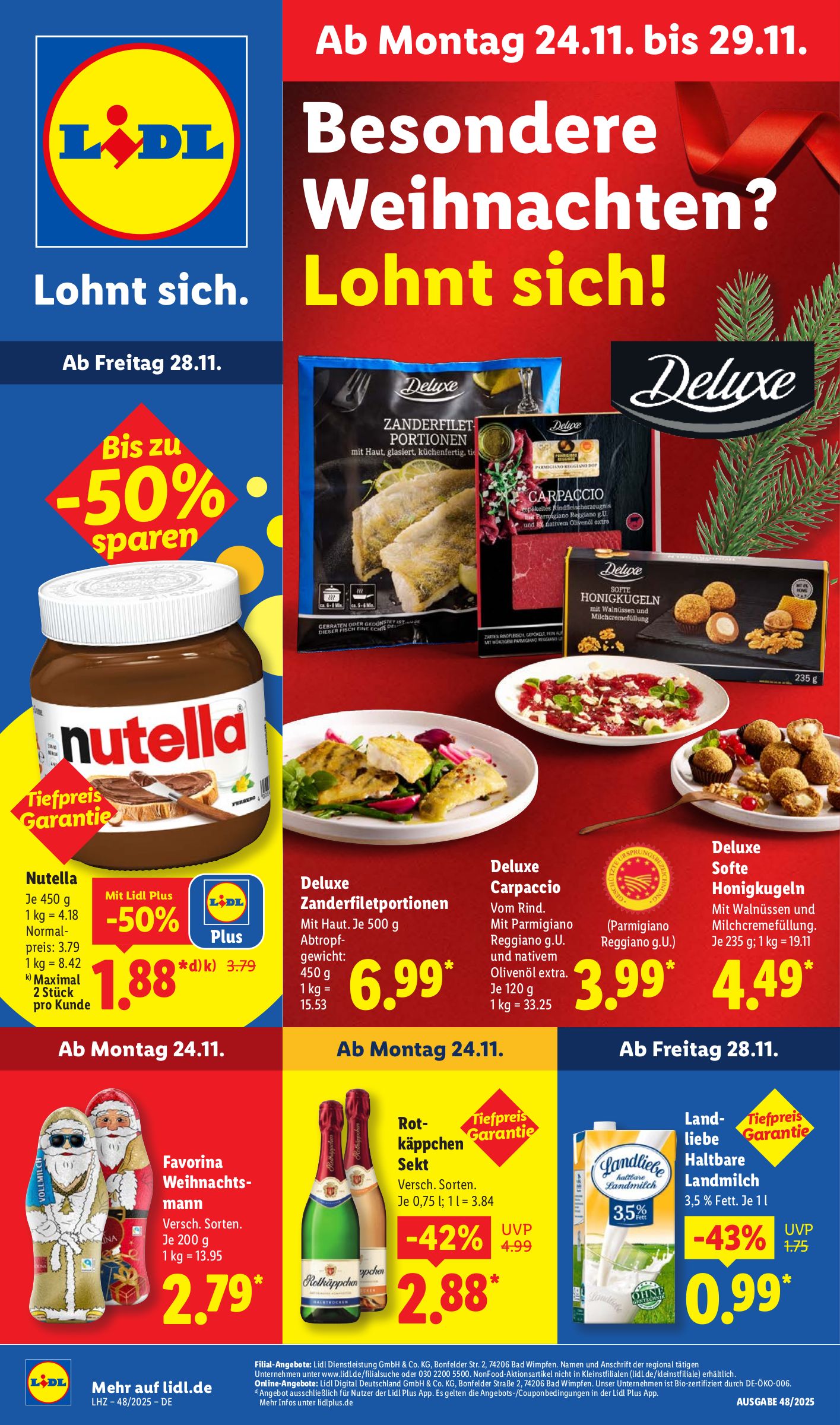 lidl - Lidl-Prospekt gültig vom 24.11. bis 29.11. - page: 1
