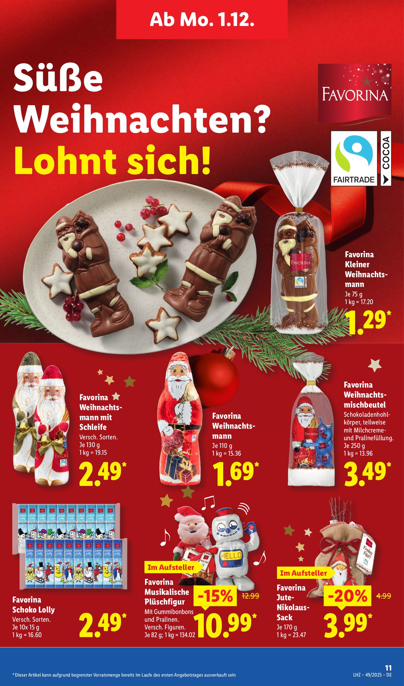 lidl - Lidl-Prospekt gültig vom 01.12. bis 06.12. - page: 21