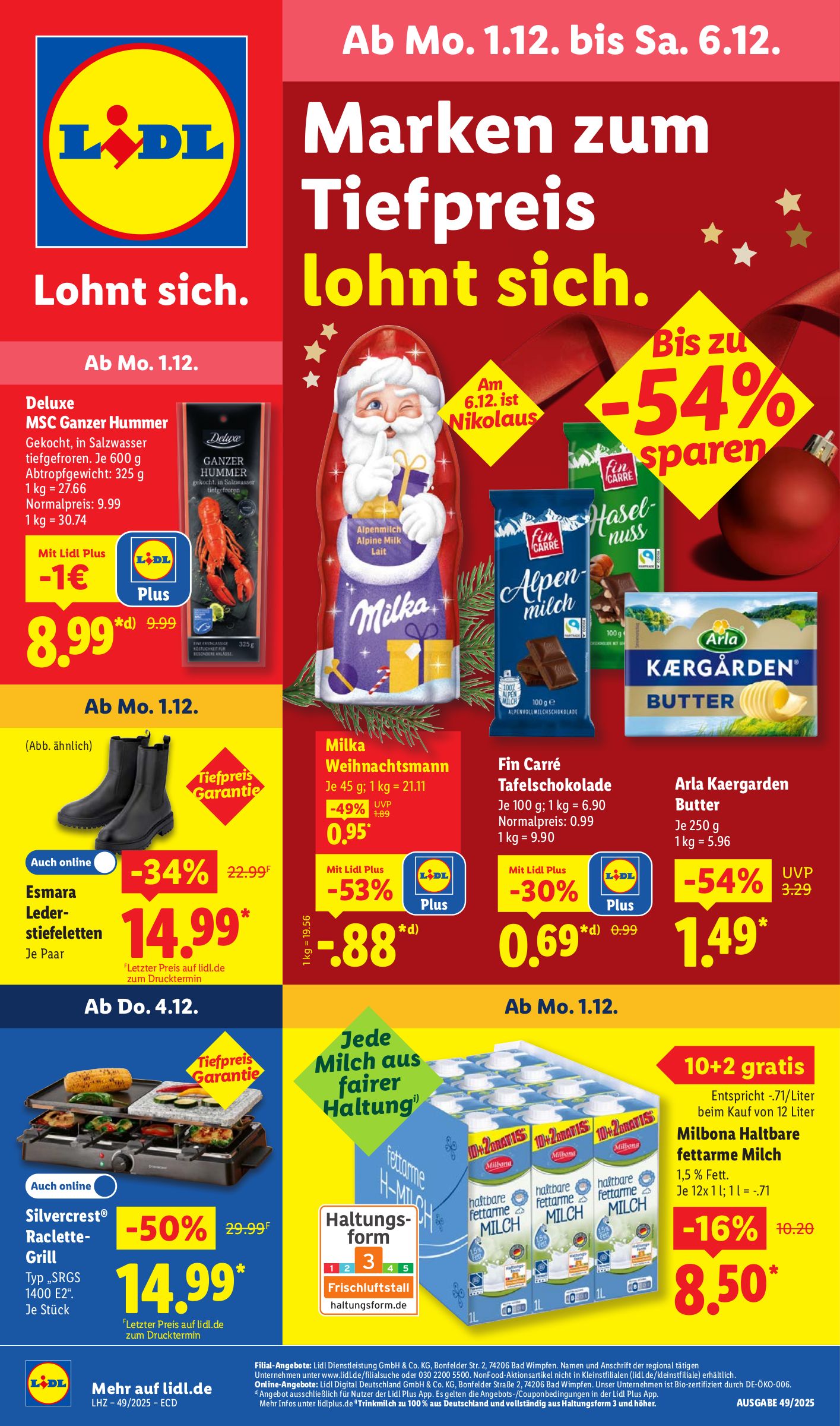 lidl - Lidl-Prospekt gültig vom 01.12. bis 06.12. - page: 1