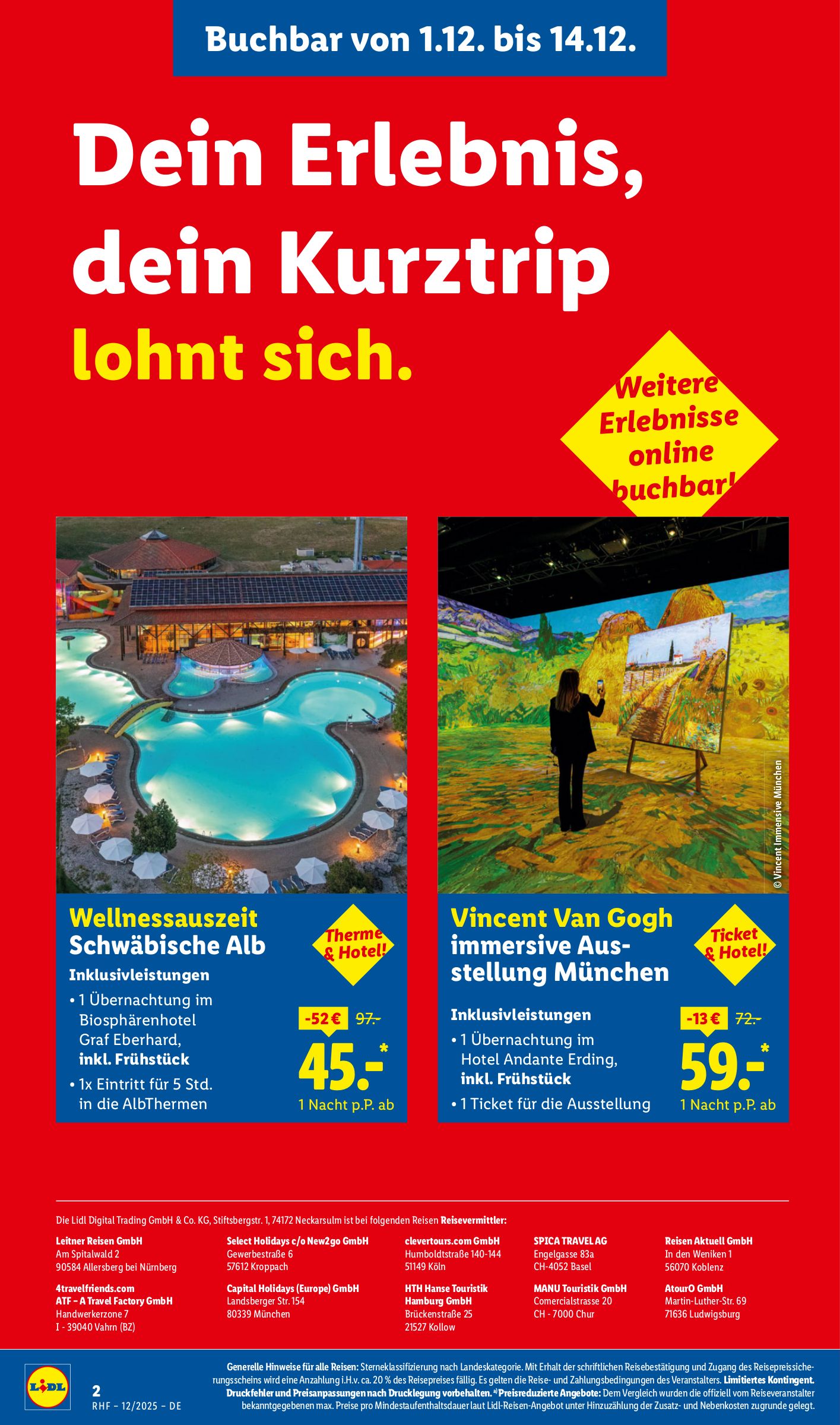 lidl - Lidl-reisen.de-Prospekt gültig vom 29.11. bis 31.12. - page: 2