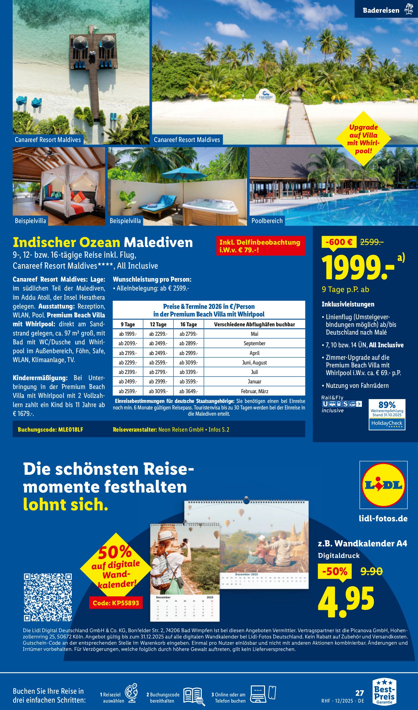 lidl - Lidl-reisen.de-Prospekt gültig vom 29.11. bis 31.12. - page: 27