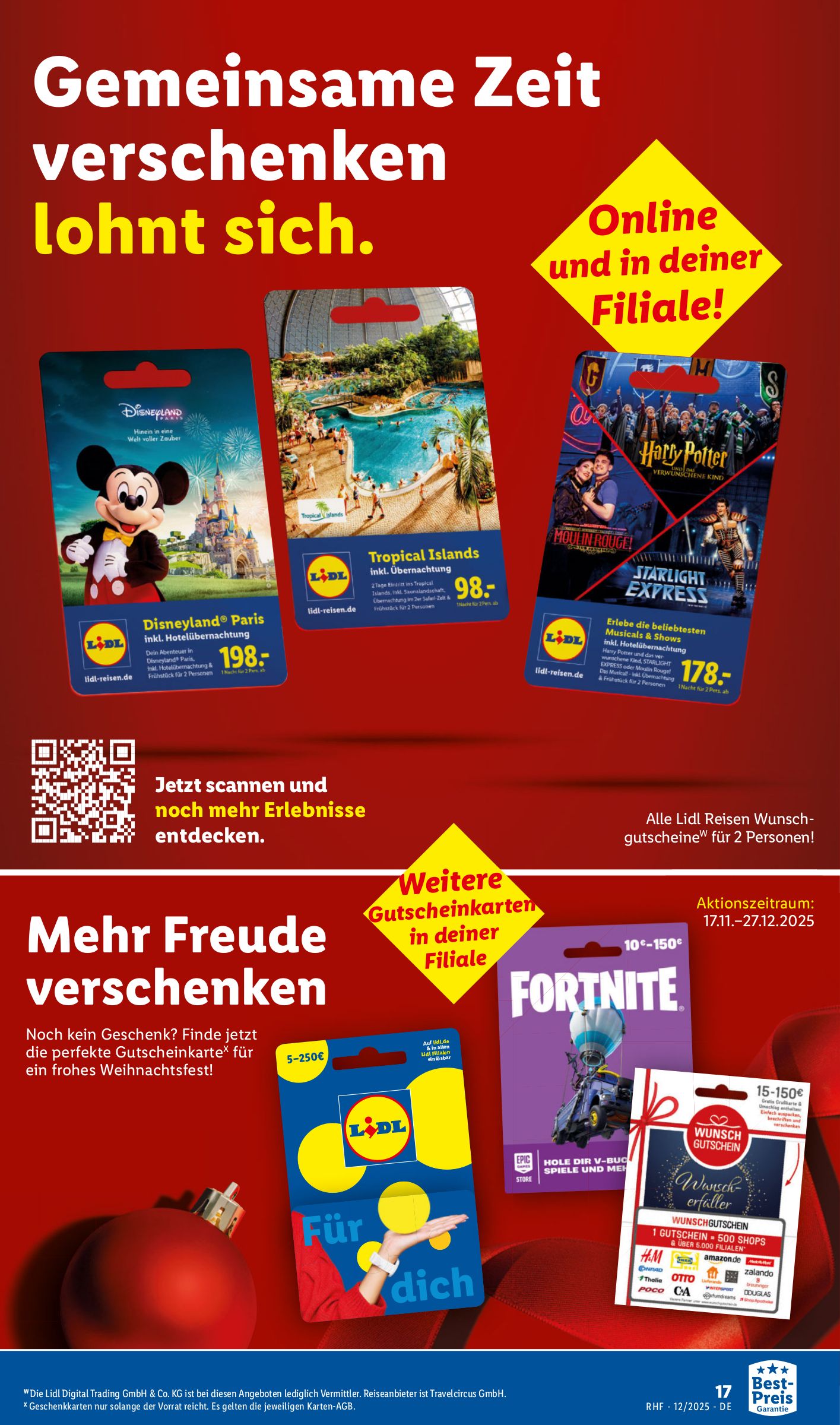 lidl - Lidl-reisen.de-Prospekt gültig vom 29.11. bis 31.12. - page: 17