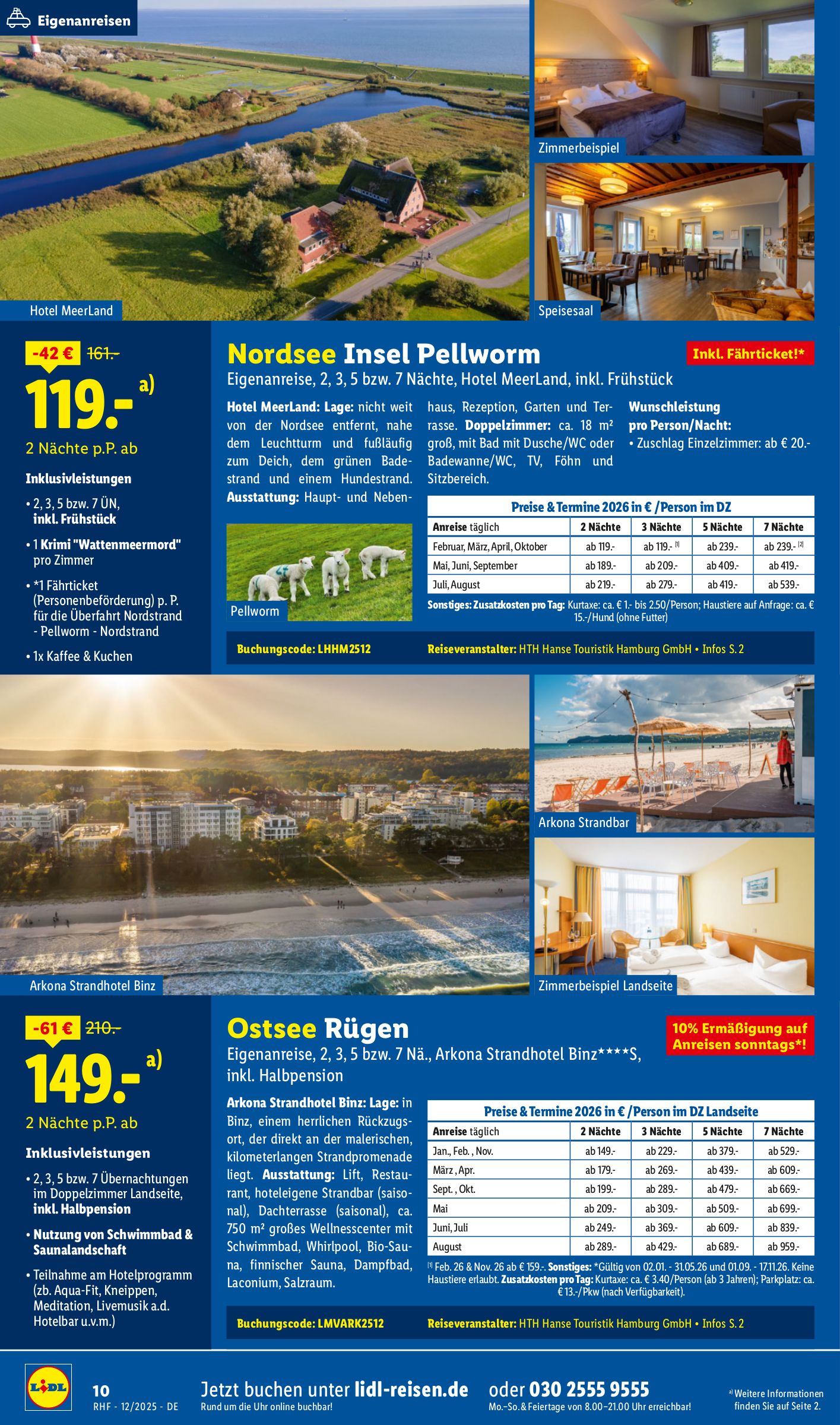 lidl - Lidl-reisen.de-Prospekt gültig vom 29.11. bis 31.12. - page: 10