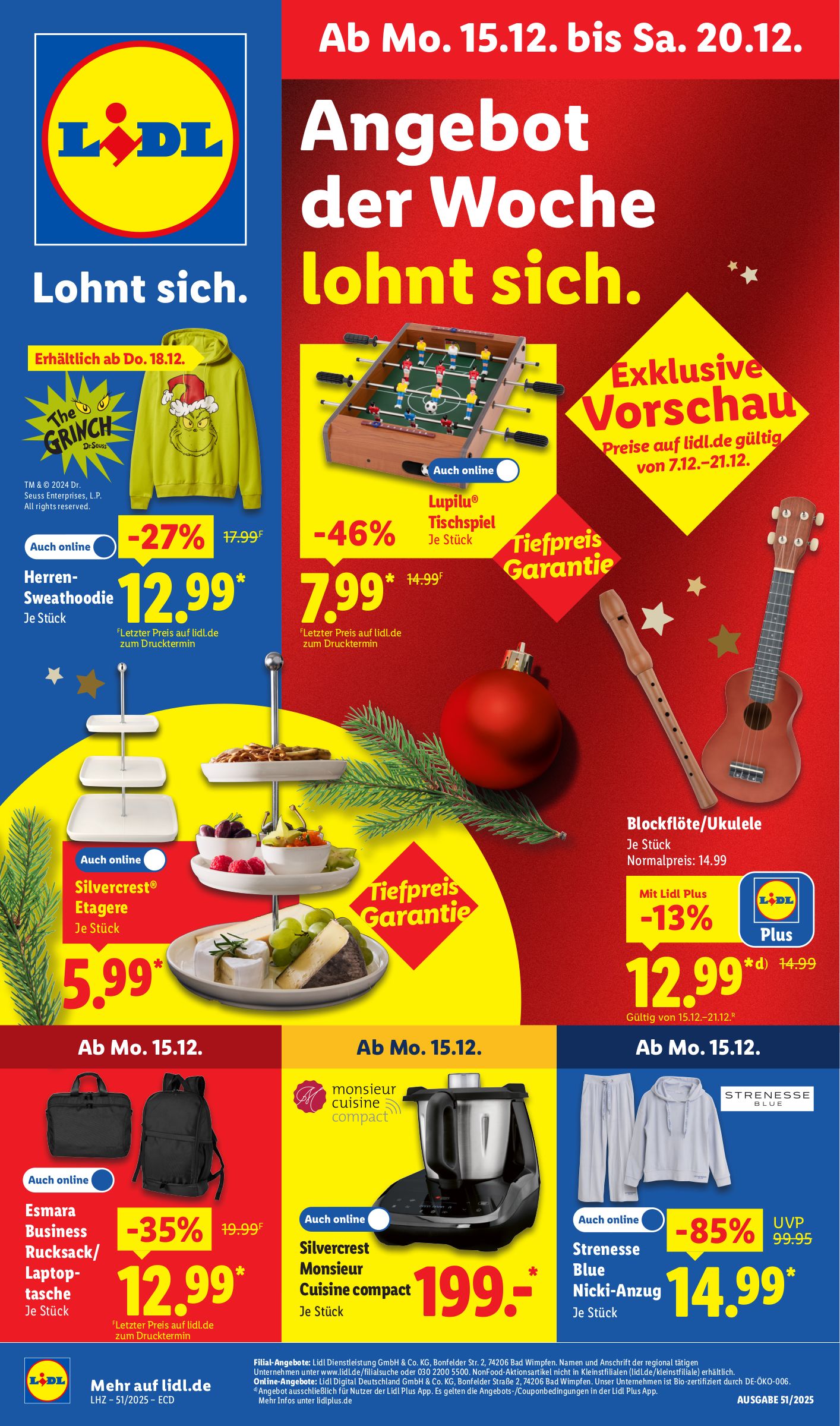 lidl - Lidl - Angebot der Woche-Prospekt gültig vom 15.12. bis 20.12.