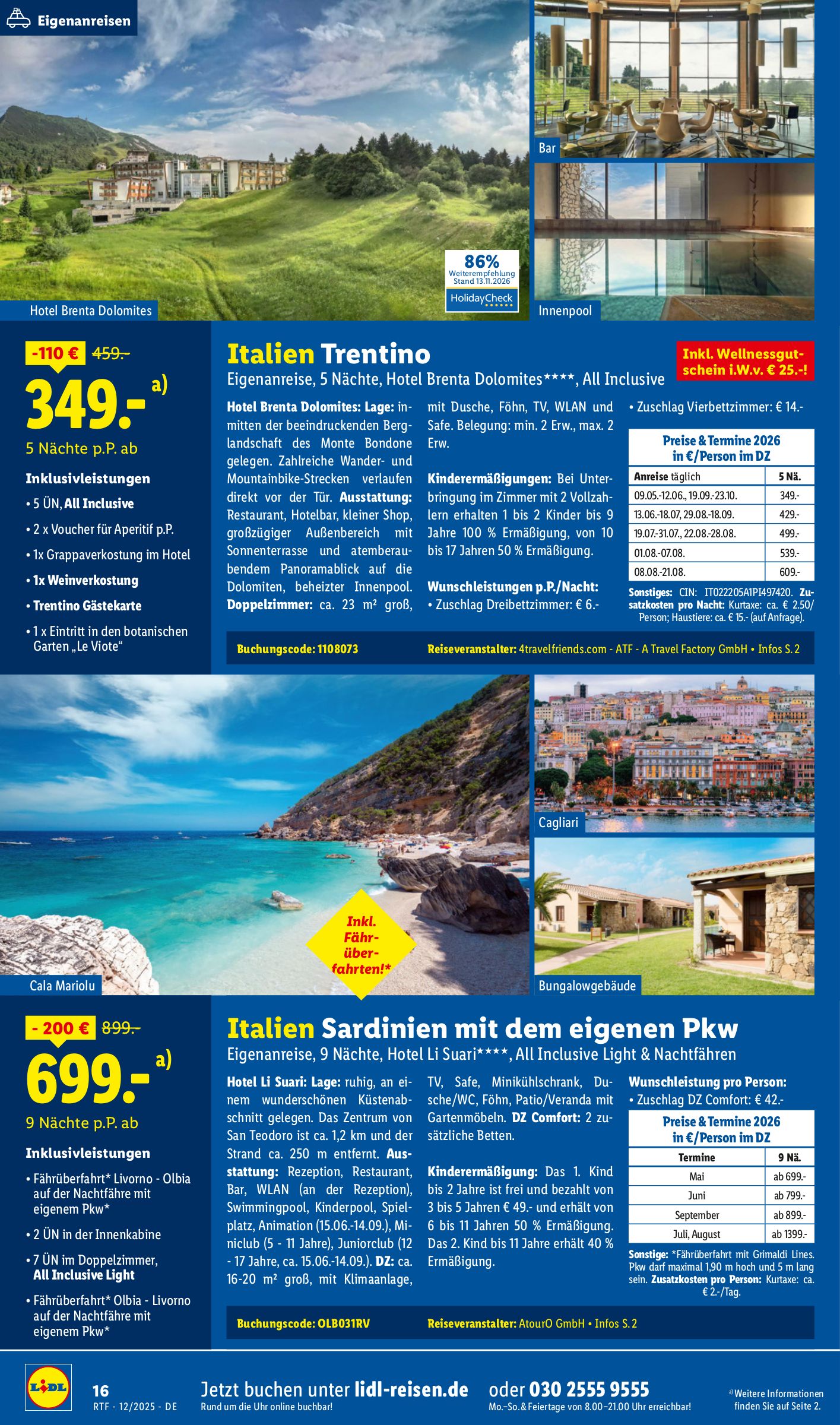 lidl - Lidl-reisen.de-Prospekt gültig vom 13.12. bis 15.01. - page: 16